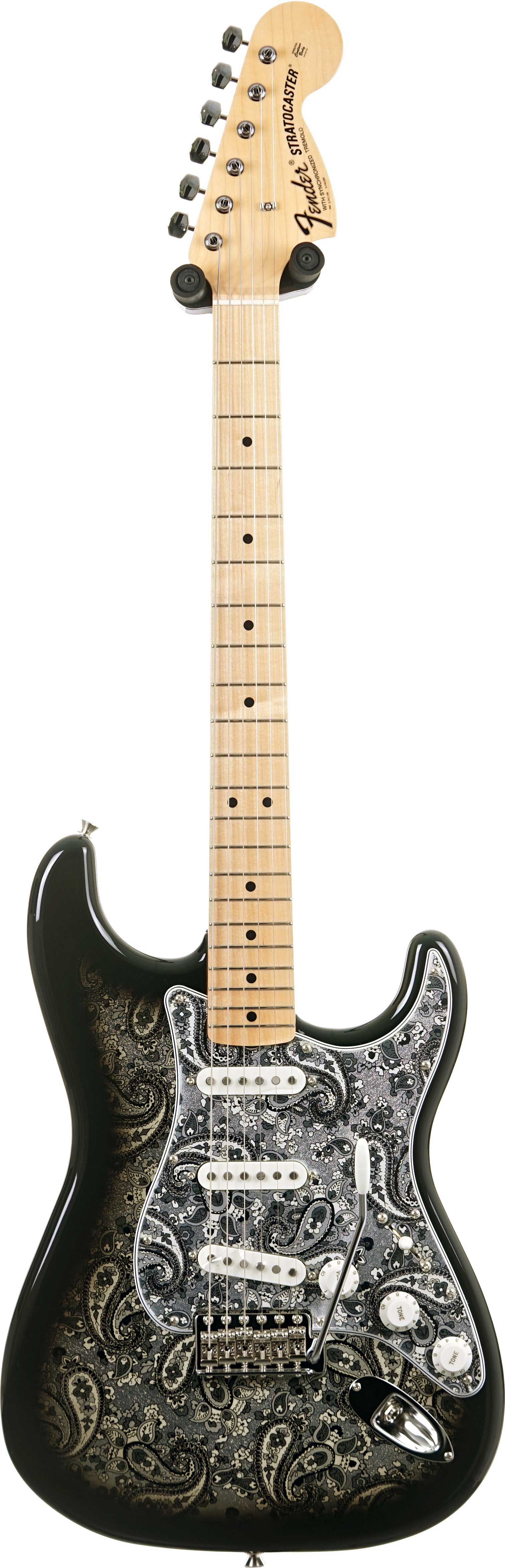 Fender Made in Japan Limited Stratocaster Black Paisley Maple Fingerboard