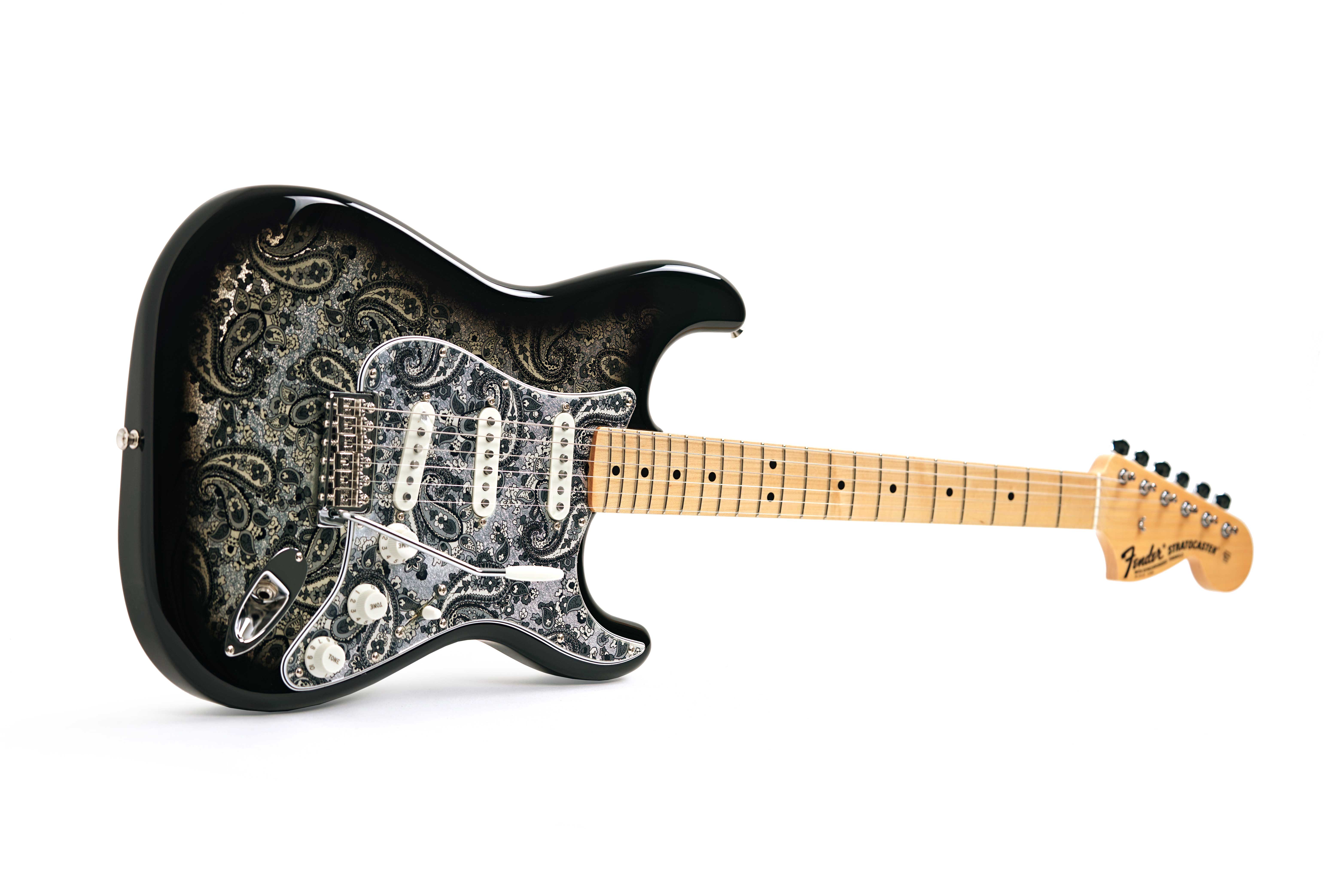 Fender Made in Japan Limited Stratocaster Black Paisley Maple