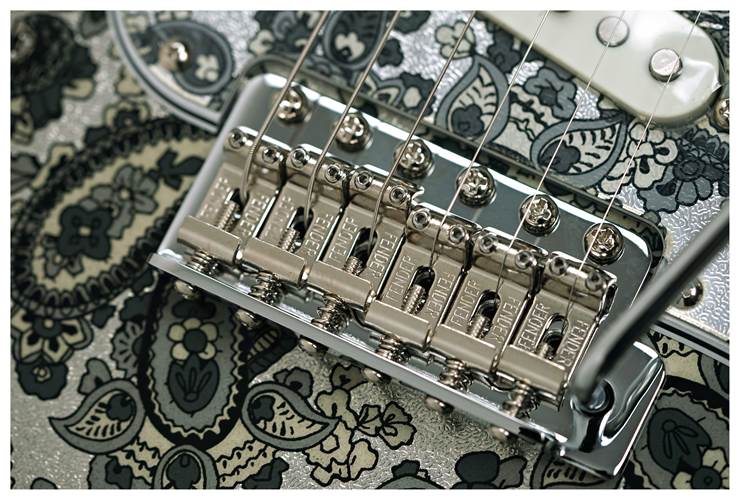 Fender Made in Japan Limited Stratocaster Black Paisley Maple Fingerboard Fender Made in Japan Limited Stratocaster Black Paisley Maple Fingerboard