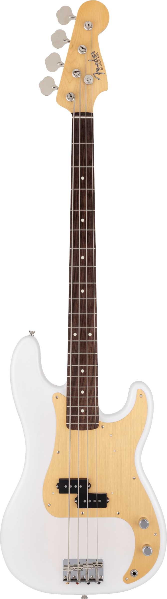 Fender Made in Japan Traditional 50s Precision Bass White Blonde Rosewood Fingerboard