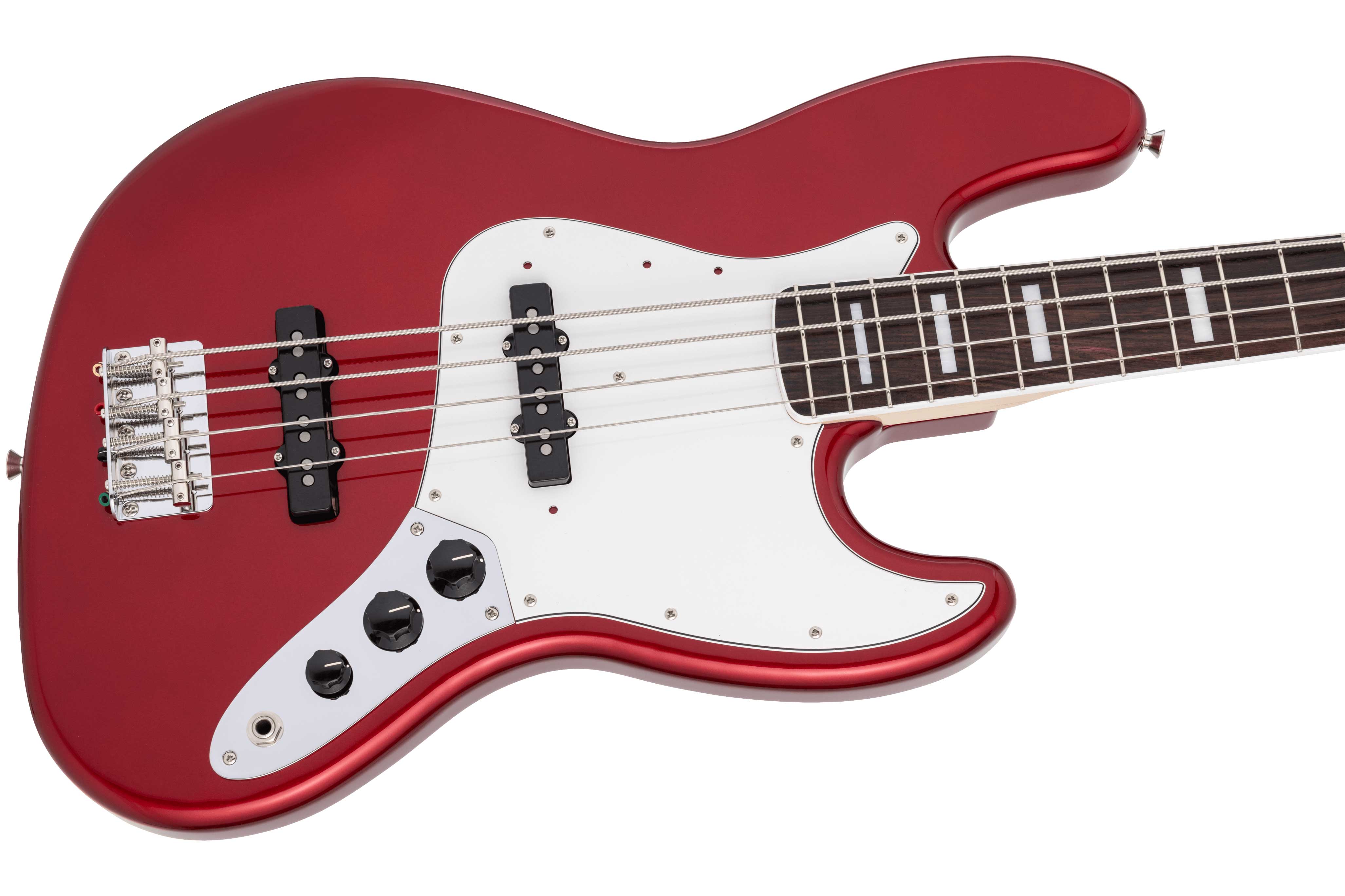 Fender Made in Japan Traditional 70s Jazz Bass Candy Apple Red Rosewood Fingerboard