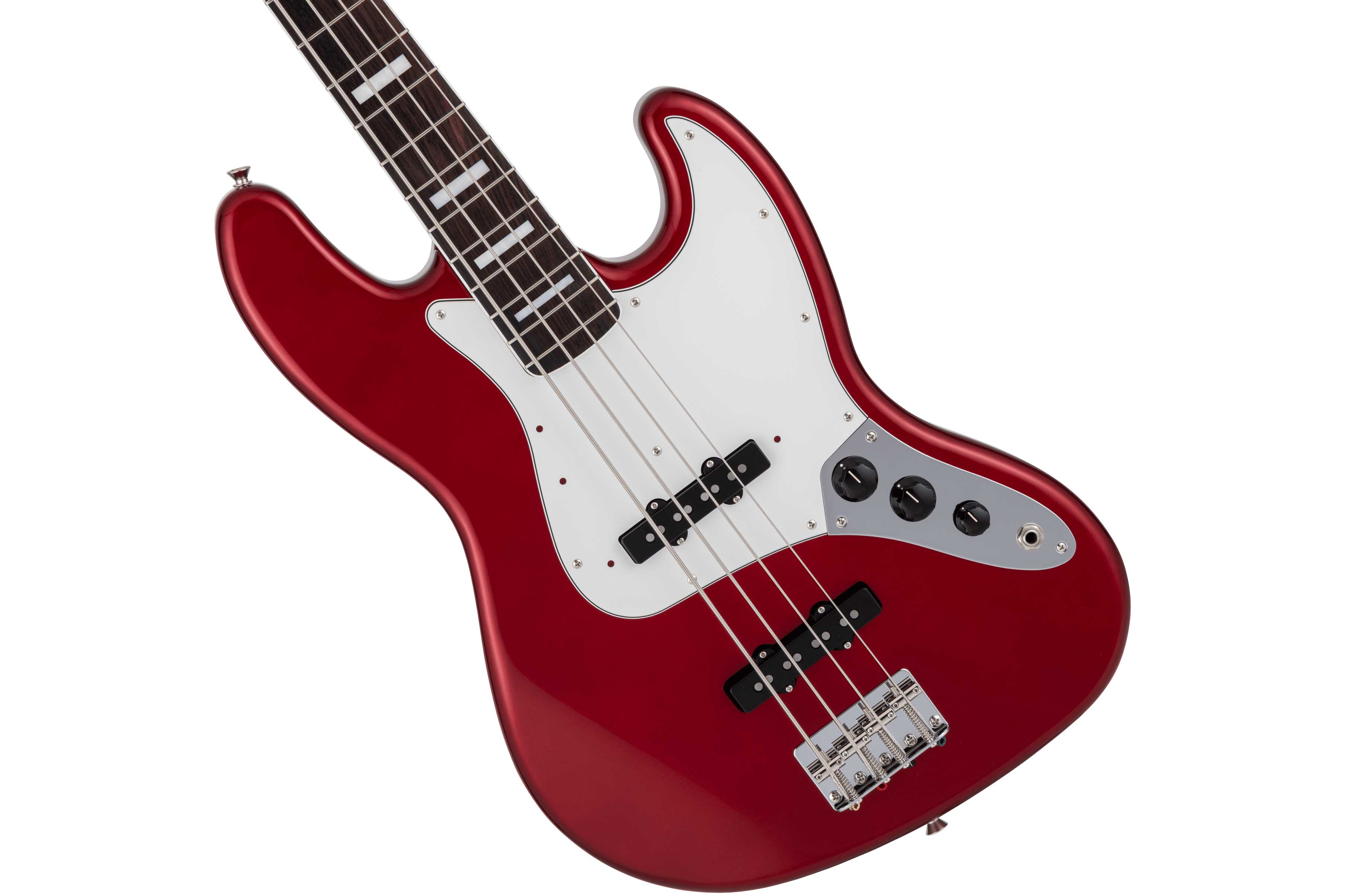 Fender Made in Japan Traditional 70s Jazz Bass Candy Apple Red Rosewood Fingerboard