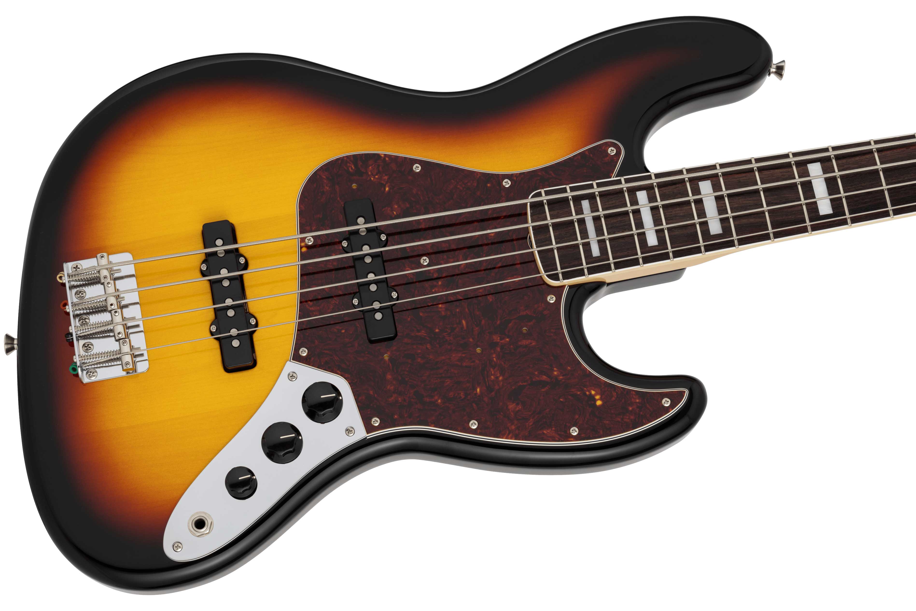 Fender Made in Japan Traditional Late 60s Jazz Bass 3 Colour