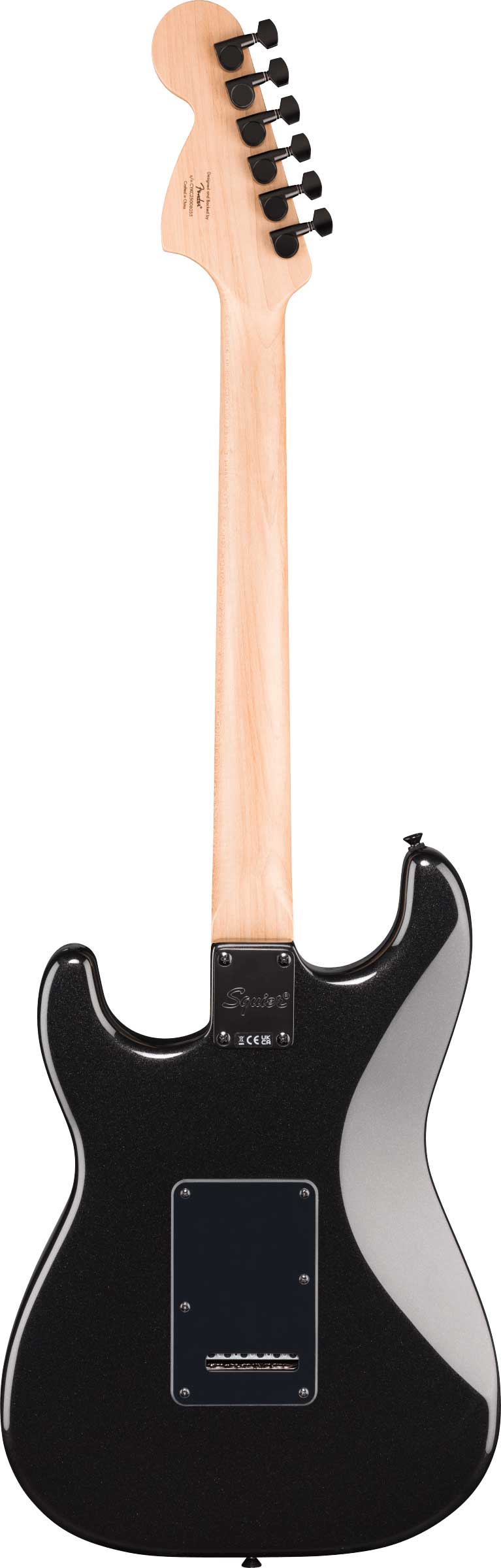 Squier FSR Affinity Stratocaster HH Metallic Black Indian Laurel Fingerboard