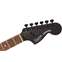Squier FSR Affinity Jaguar Metallic Black Indian Laurel Fingerboard Front View