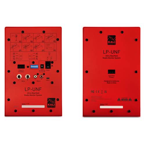 Kali Audio LP-UNF 4 Inch 2-Way Powered Loudspeaker System with Bluetooth (Pair) Red Kali Audio LP-UNF 4 Inch 2-Way Powered Loudspeaker System with Bluetooth (Pair) Red