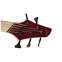 Dingwall NG3 5 String Pegasus Red Maple Fingerboard #19187 Front View