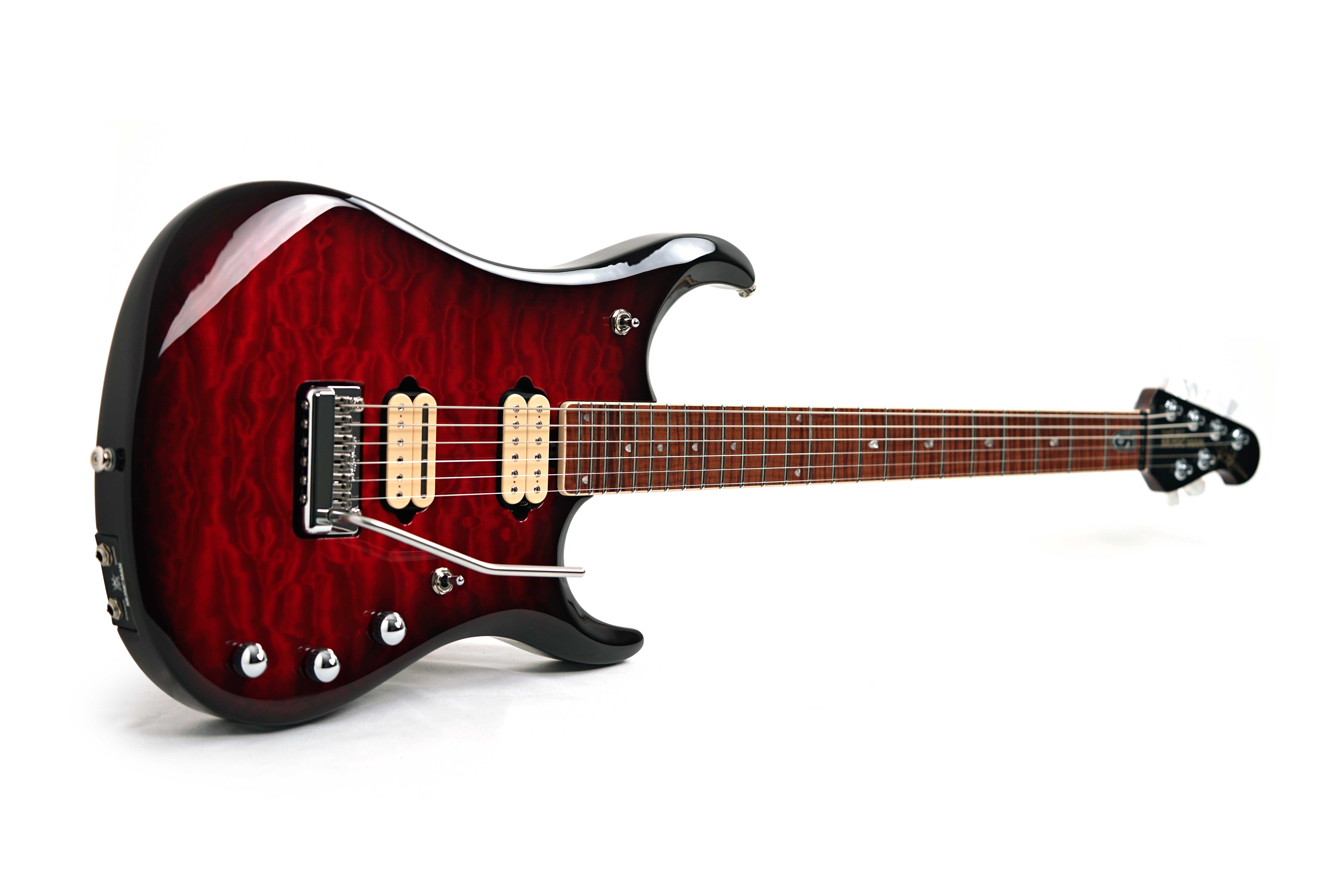 Music Man BFR Baritone JP15 John Petrucci Cherry Creamsicle #D01093