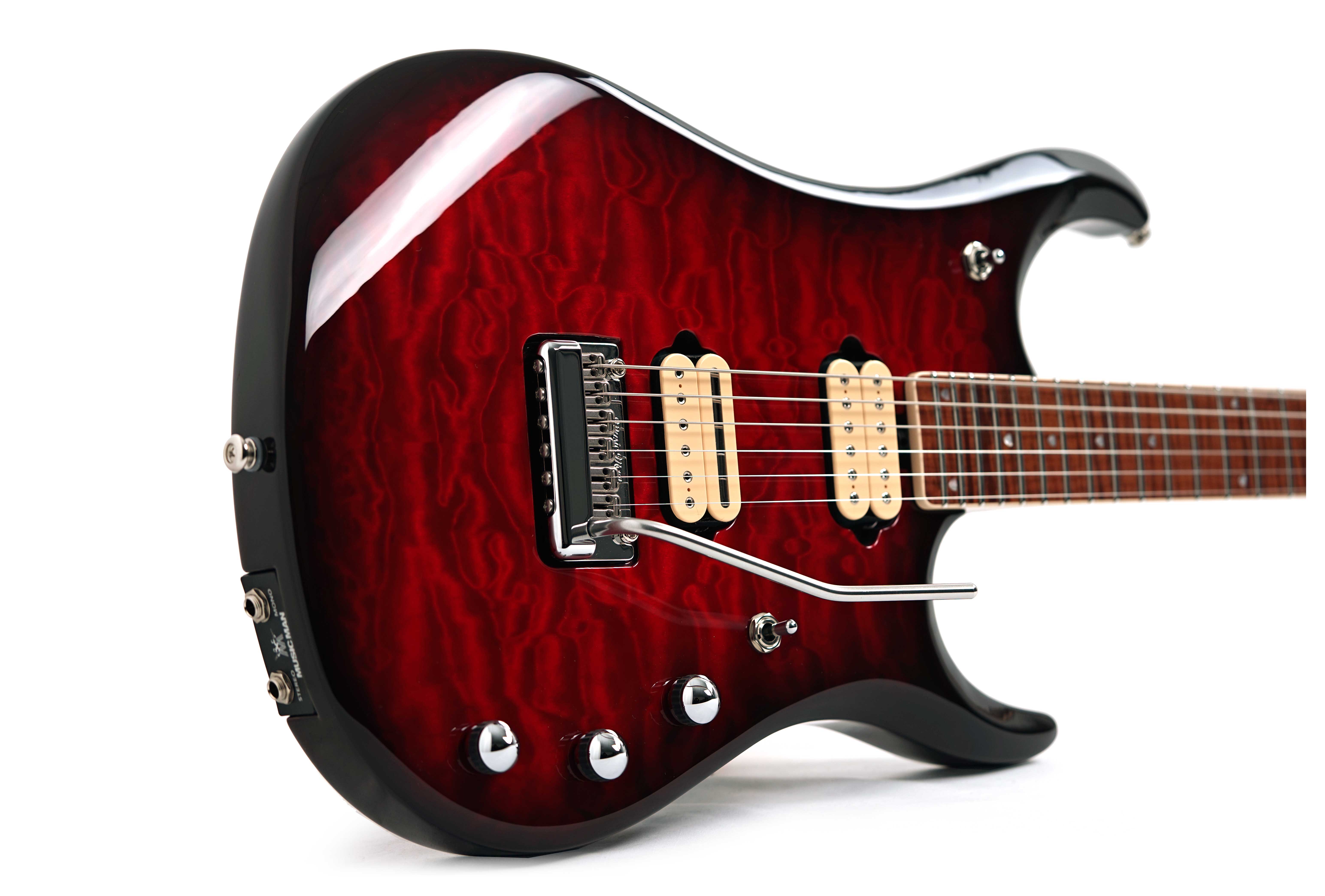 Music Man BFR Baritone JP15 John Petrucci Cherry Creamsicle #D01093