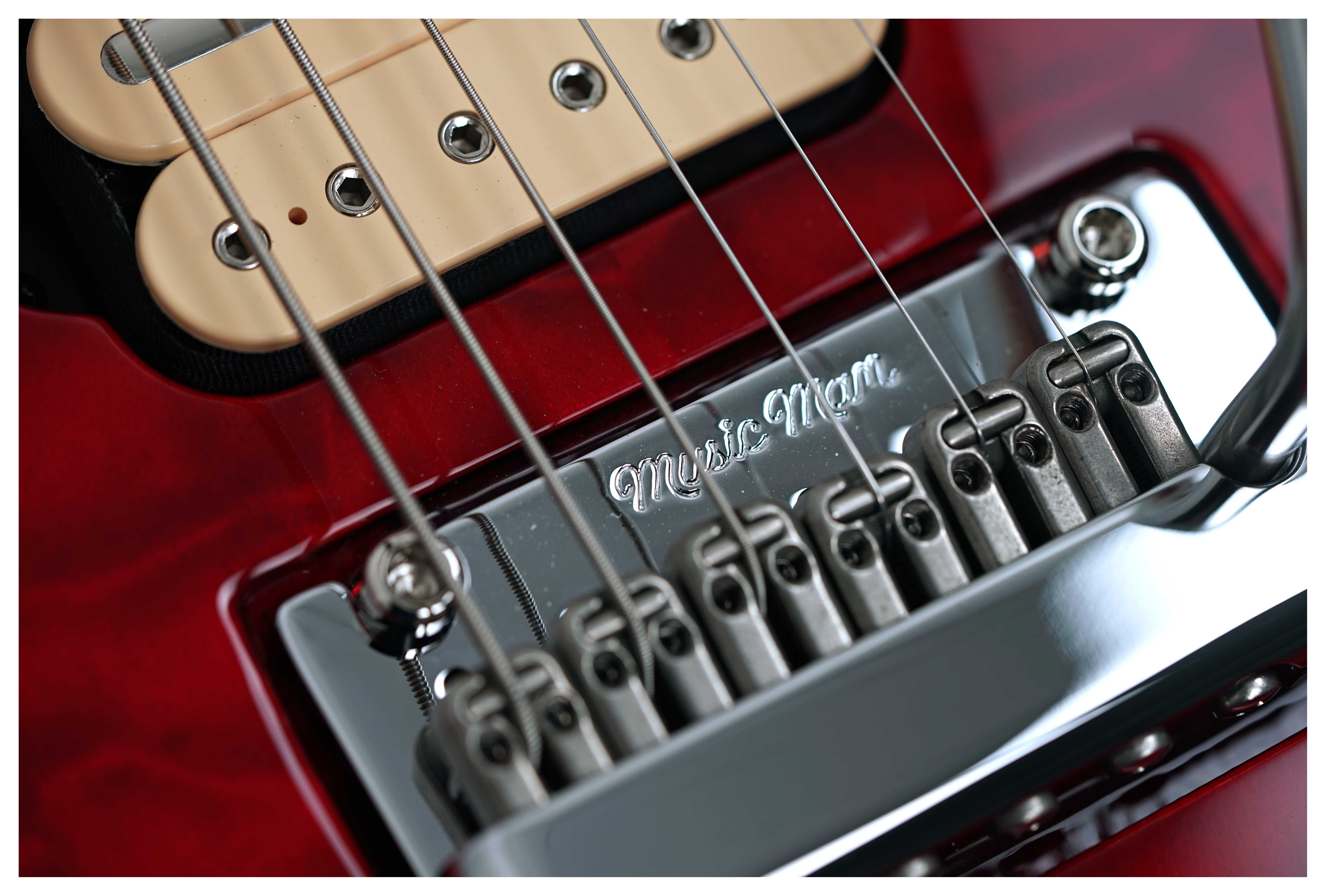 Music Man BFR Baritone JP15 John Petrucci Cherry Creamsicle #D01093