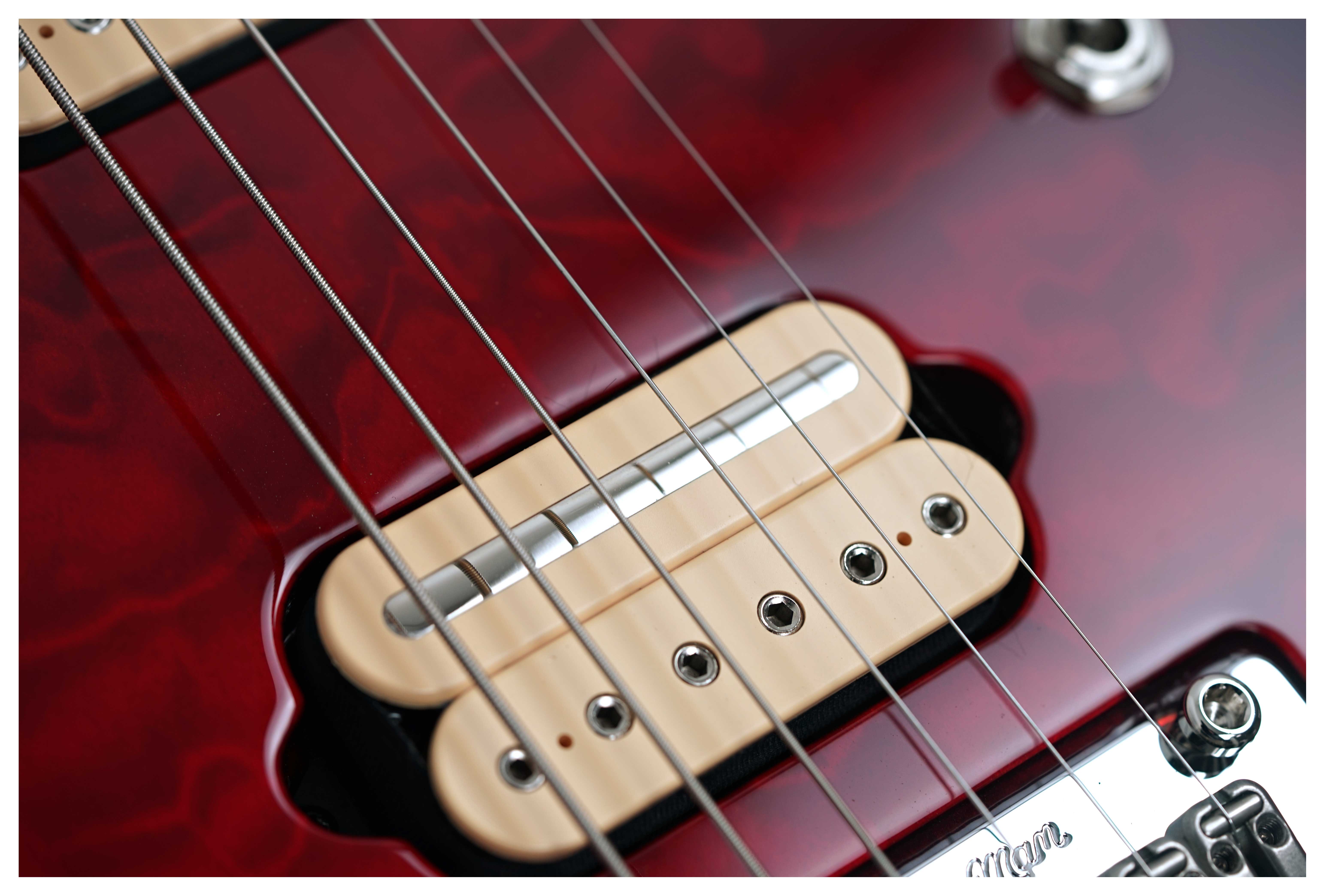 Music Man BFR Baritone JP15 John Petrucci Cherry Creamsicle #D01093