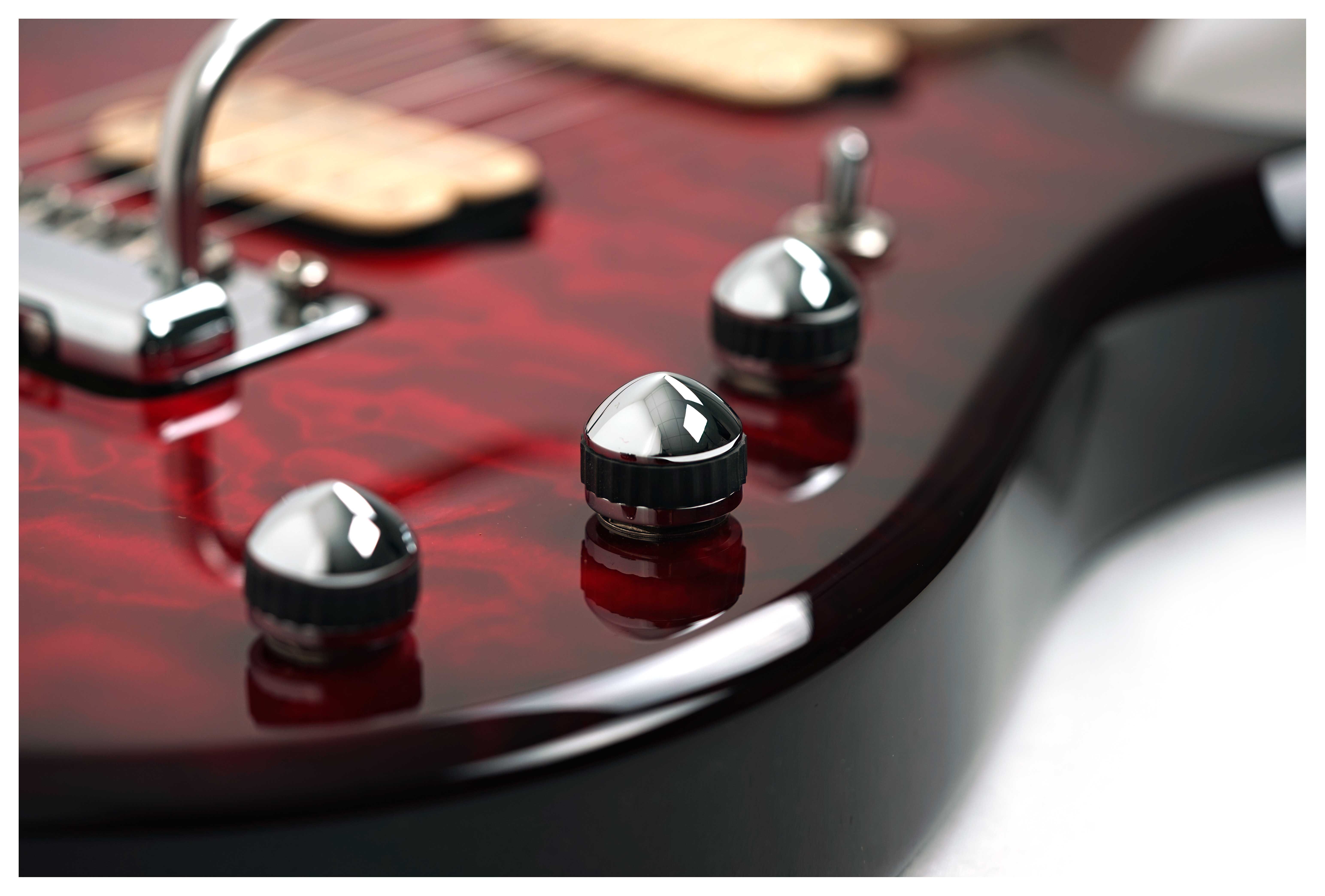 Music Man BFR Baritone JP15 John Petrucci Cherry Creamsicle #D01093