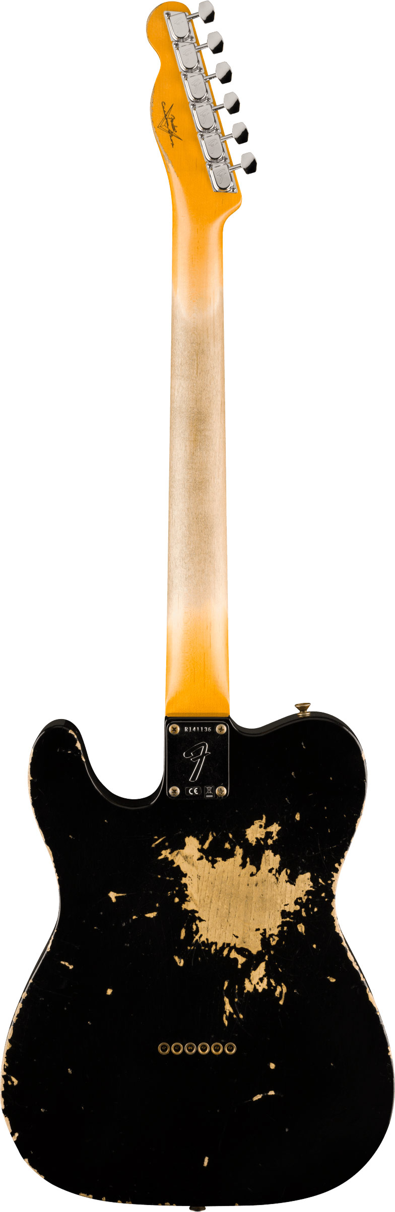 Fender Custom Shop 1970s Telecaster Custom Heavy Relic Black