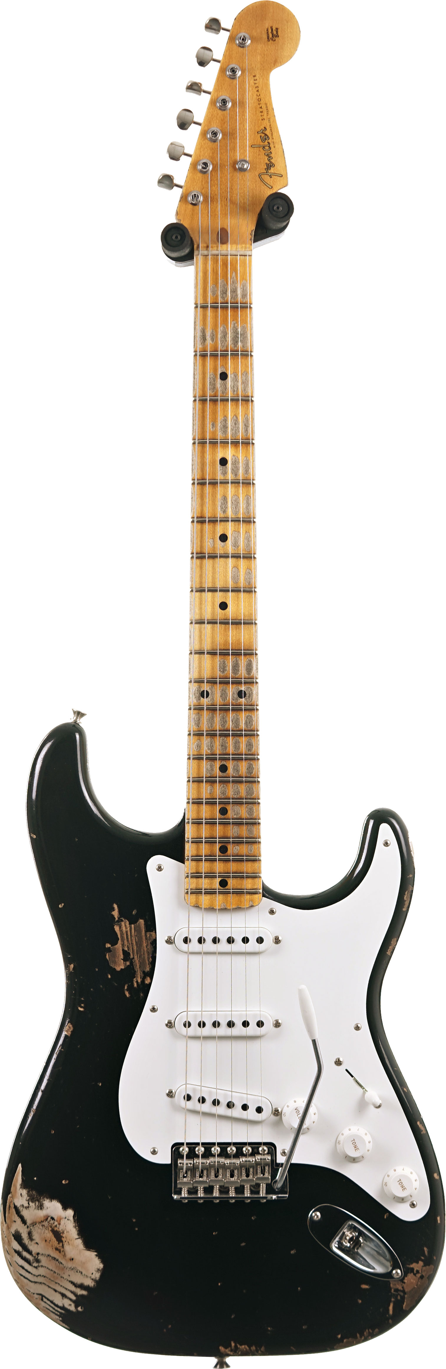 Fender Custom Shop 1955 Stratocaster Heavy Relic Black #CZ589818