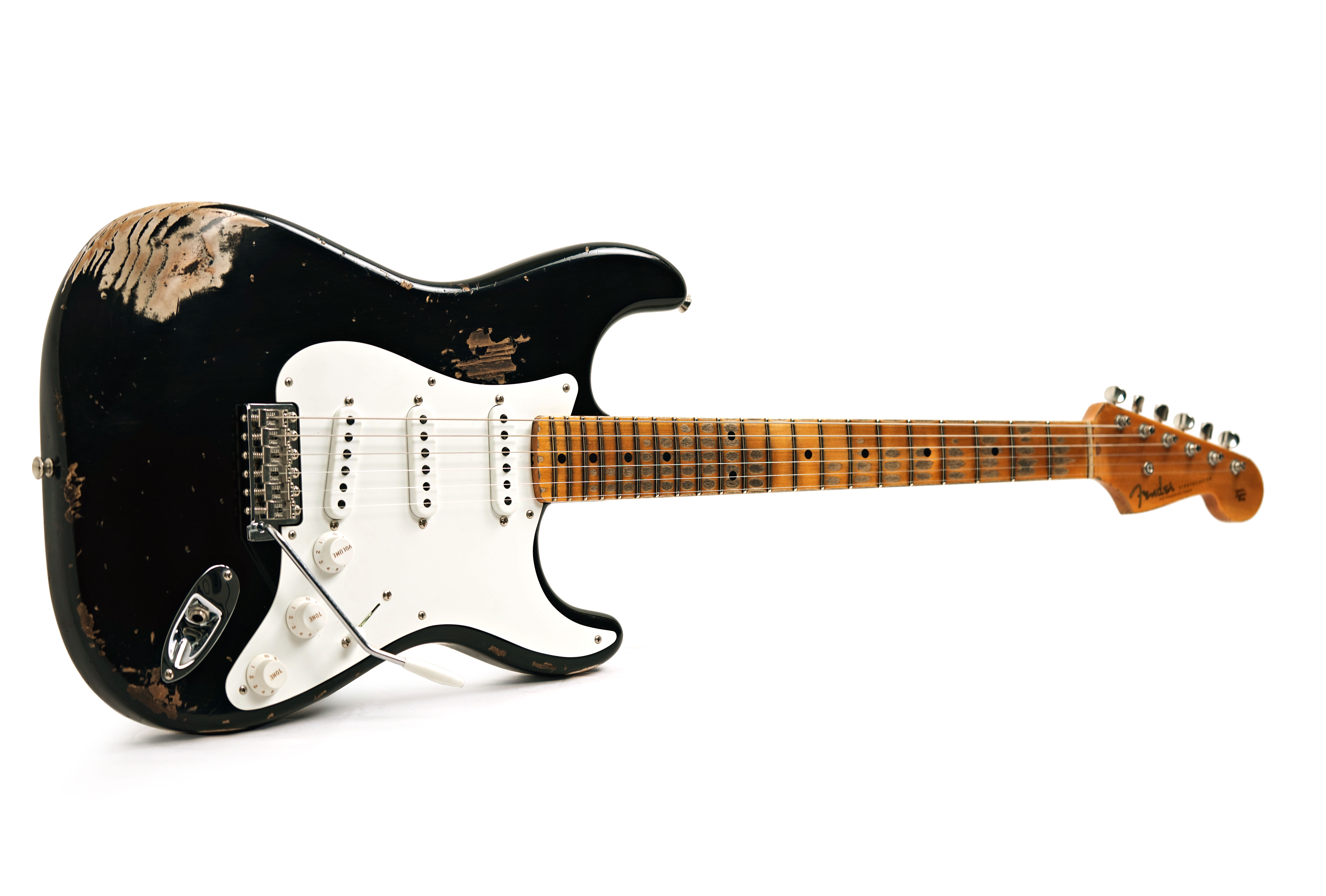 Fender Custom Shop 1955 Stratocaster Heavy Relic Black #CZ589818