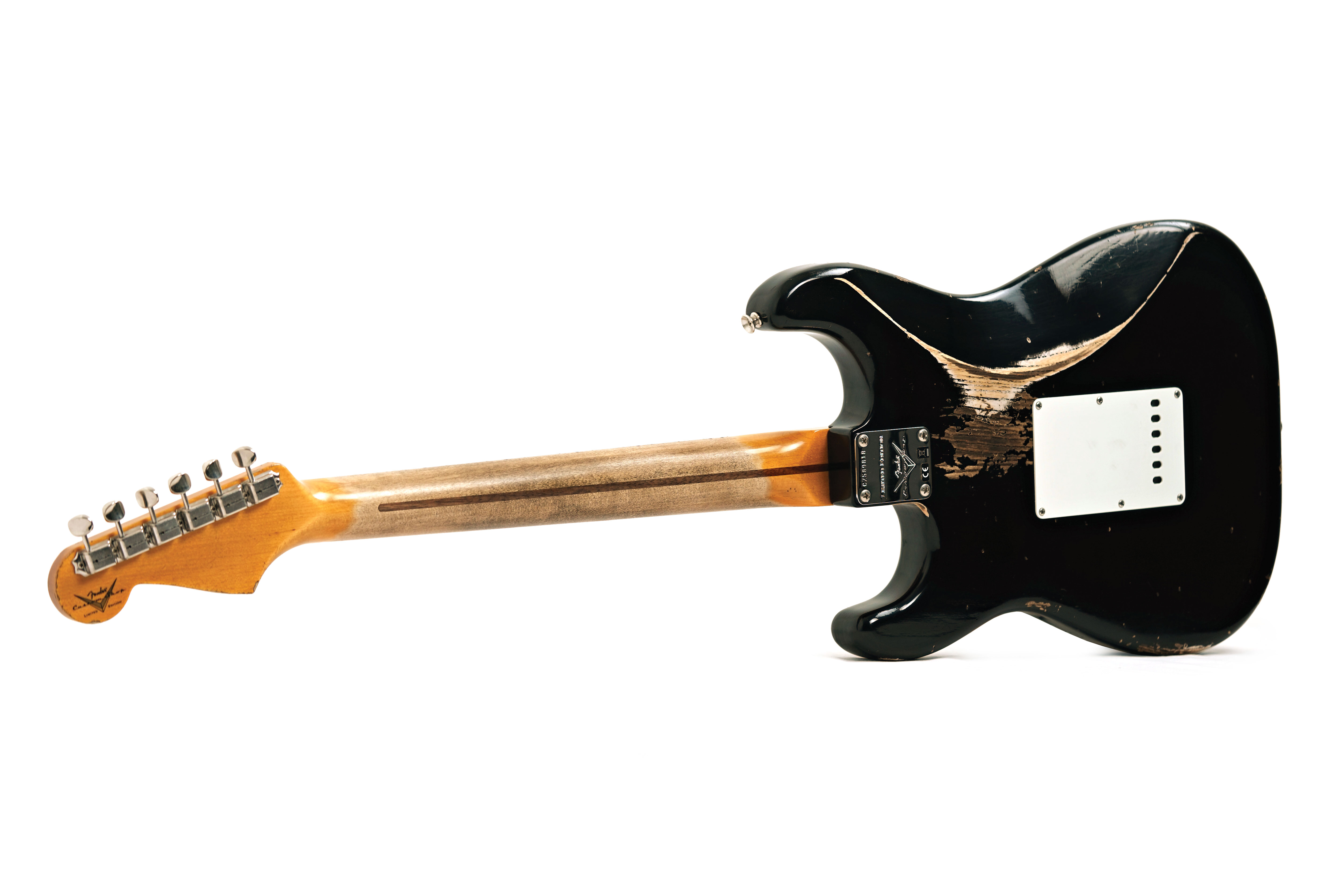 Fender Custom Shop 1955 Stratocaster Heavy Relic Black #CZ589818