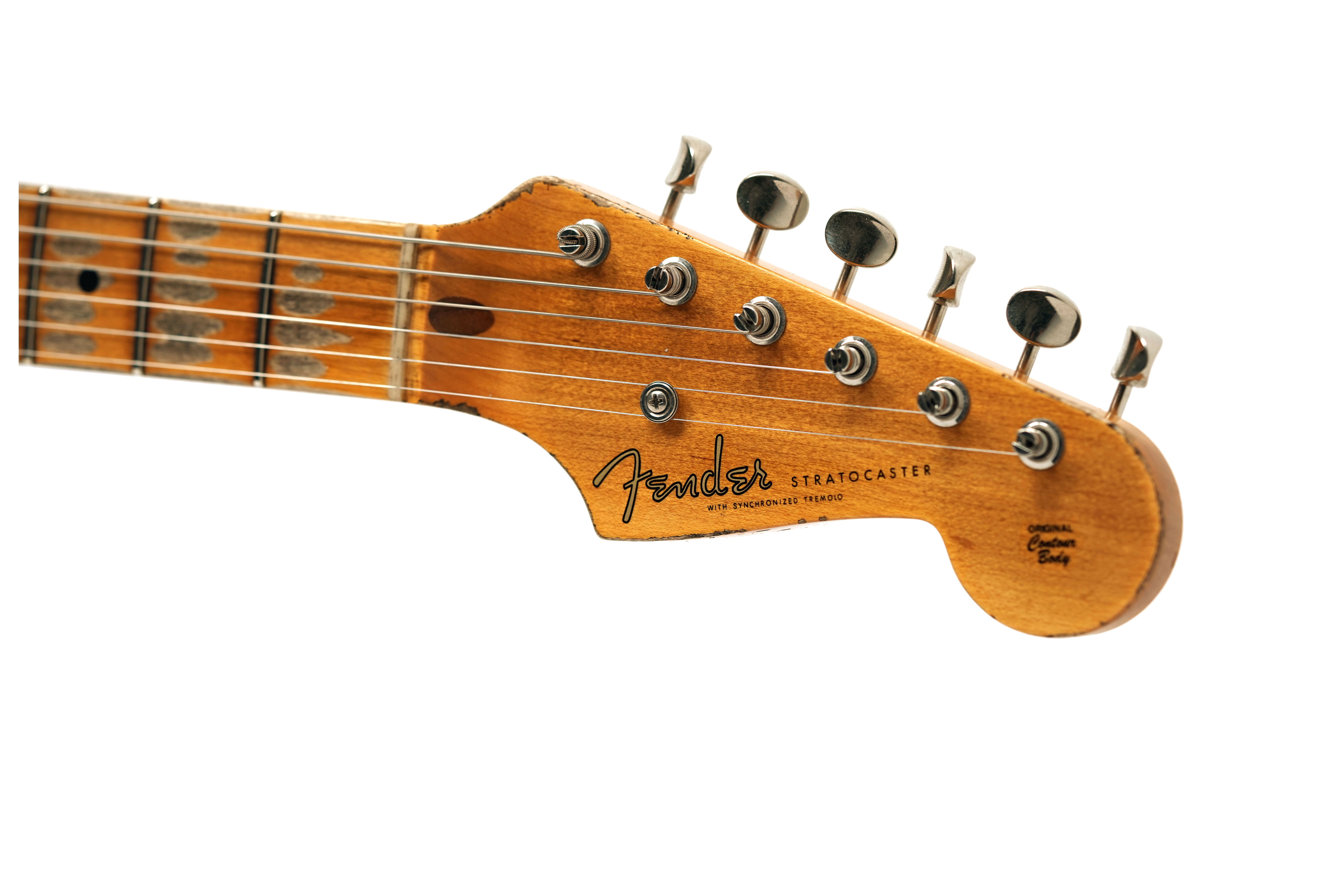 Fender Custom Shop 1955 Stratocaster Heavy Relic Black #CZ589818