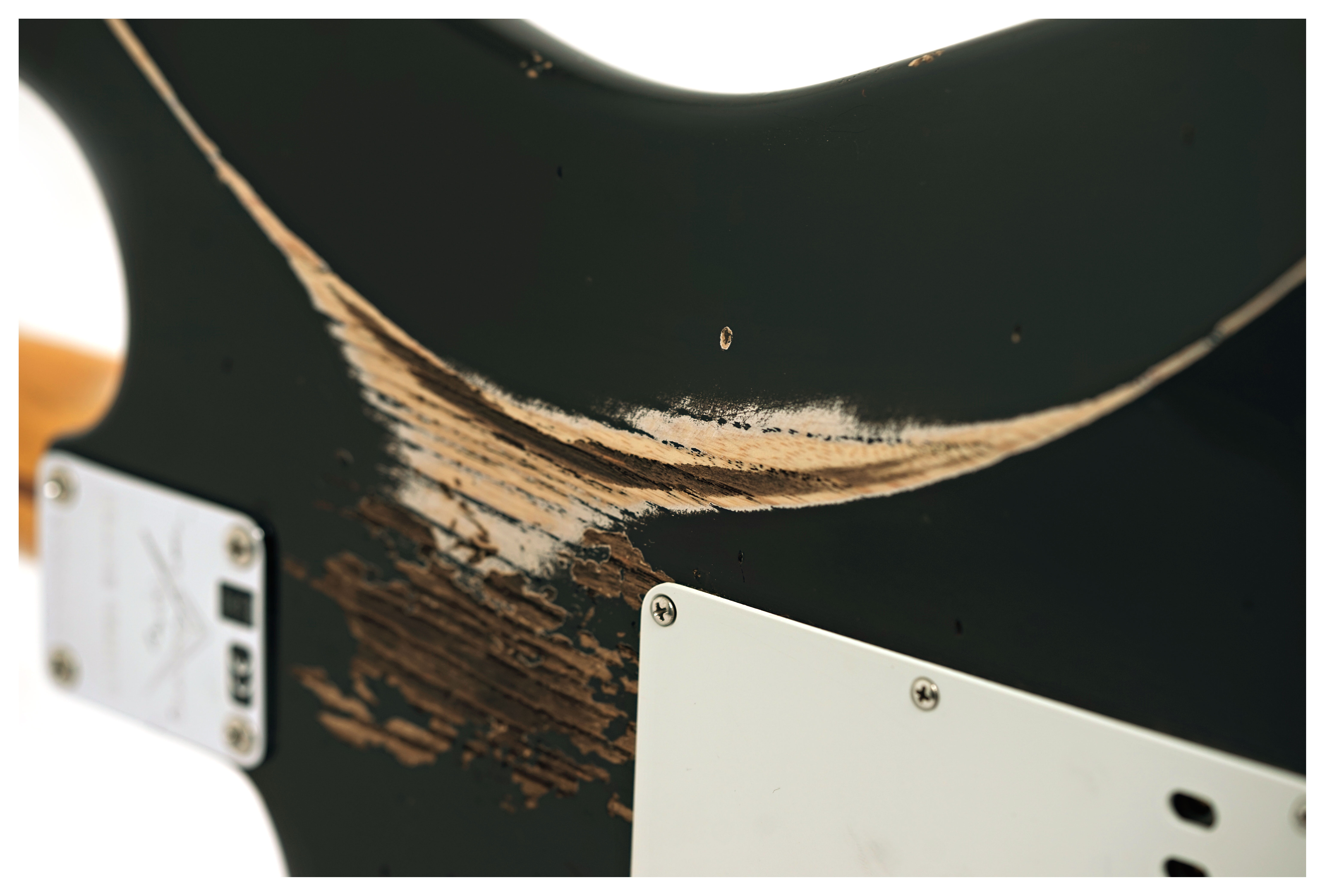 Fender Custom Shop 1955 Stratocaster Heavy Relic Black #CZ589818