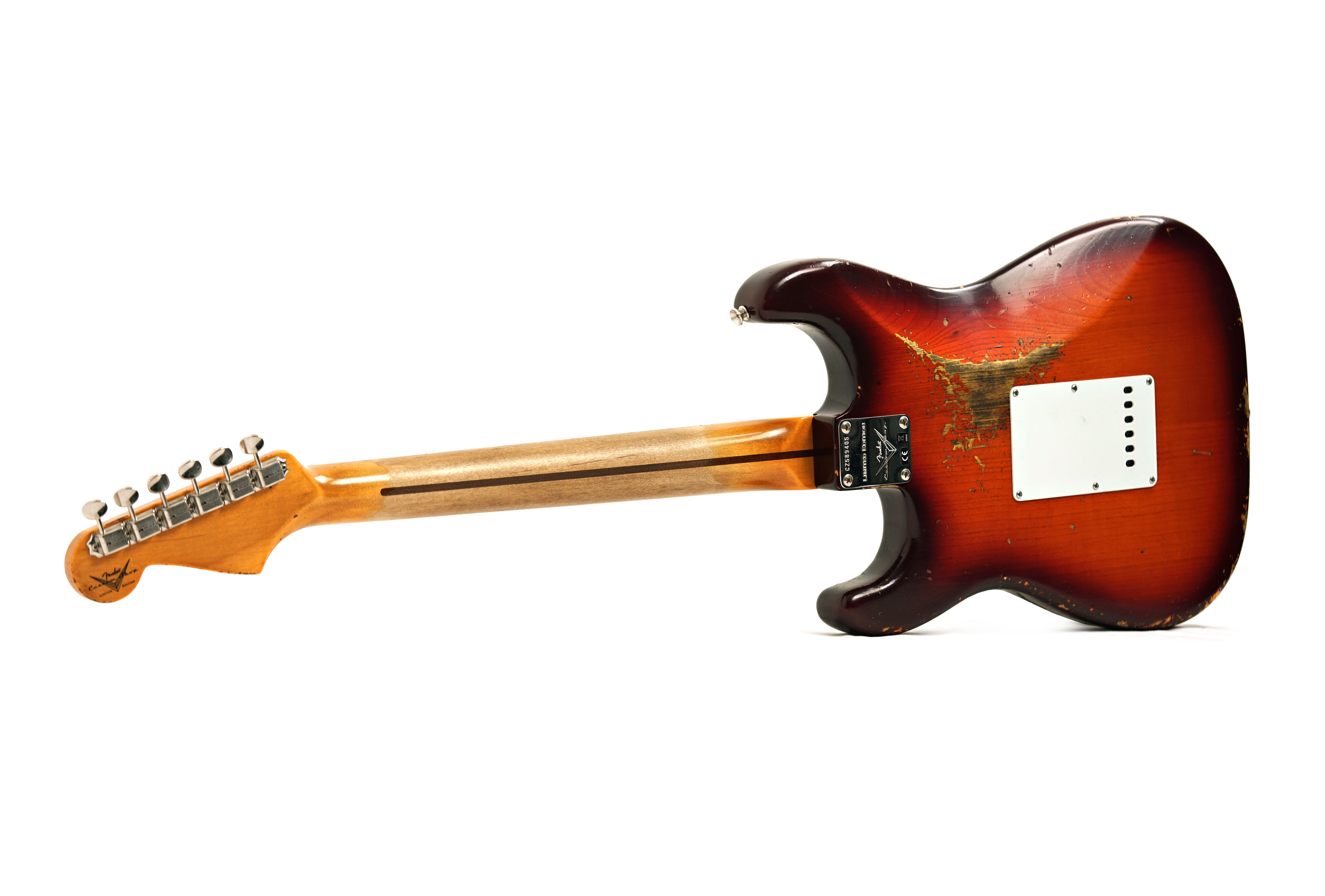 Fender Custom Shop 1955 Stratocaster Heavy Relic Faded Violin Burst #CZ589405