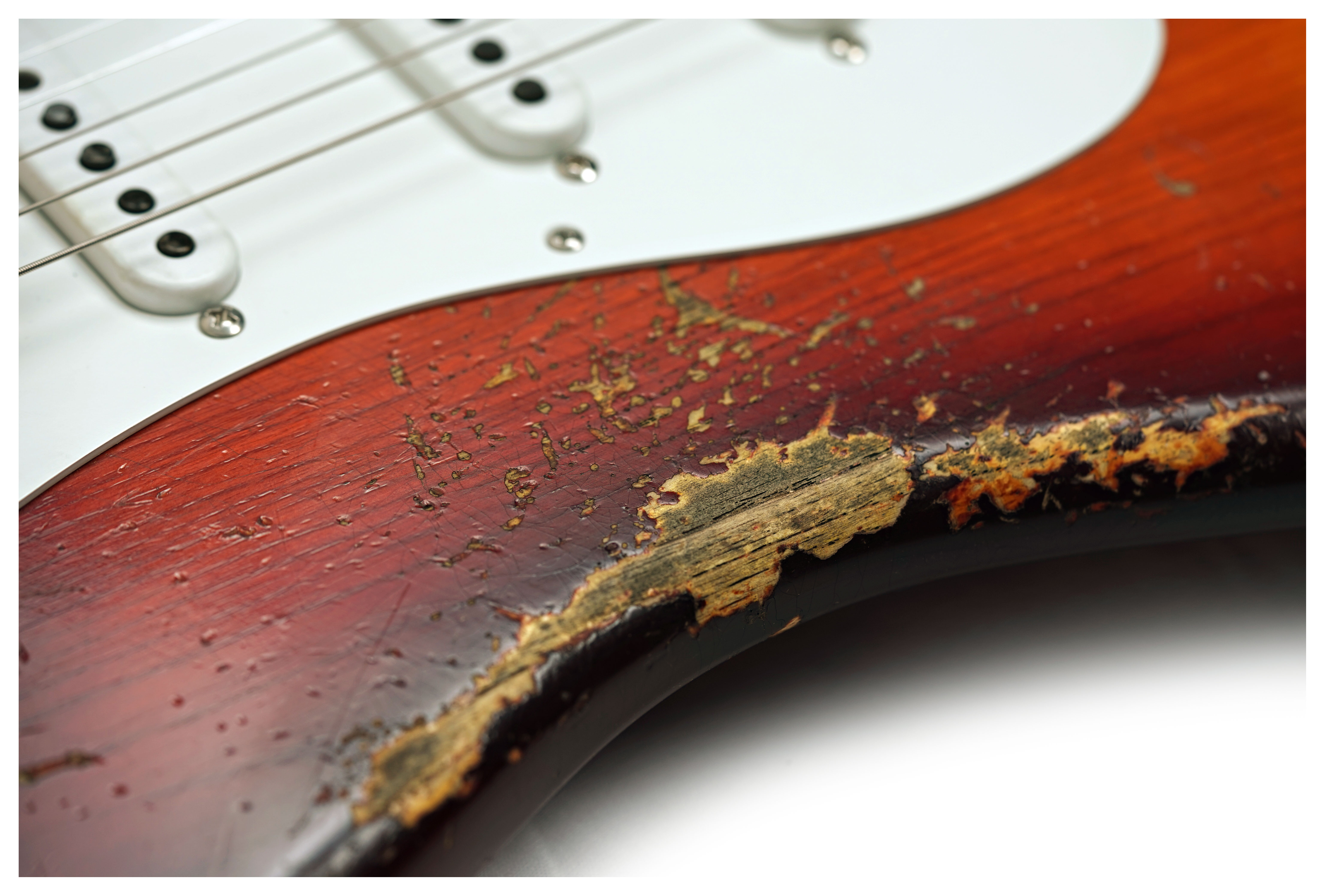 Fender Custom Shop 1955 Stratocaster Heavy Relic Faded Violin Burst #CZ589405