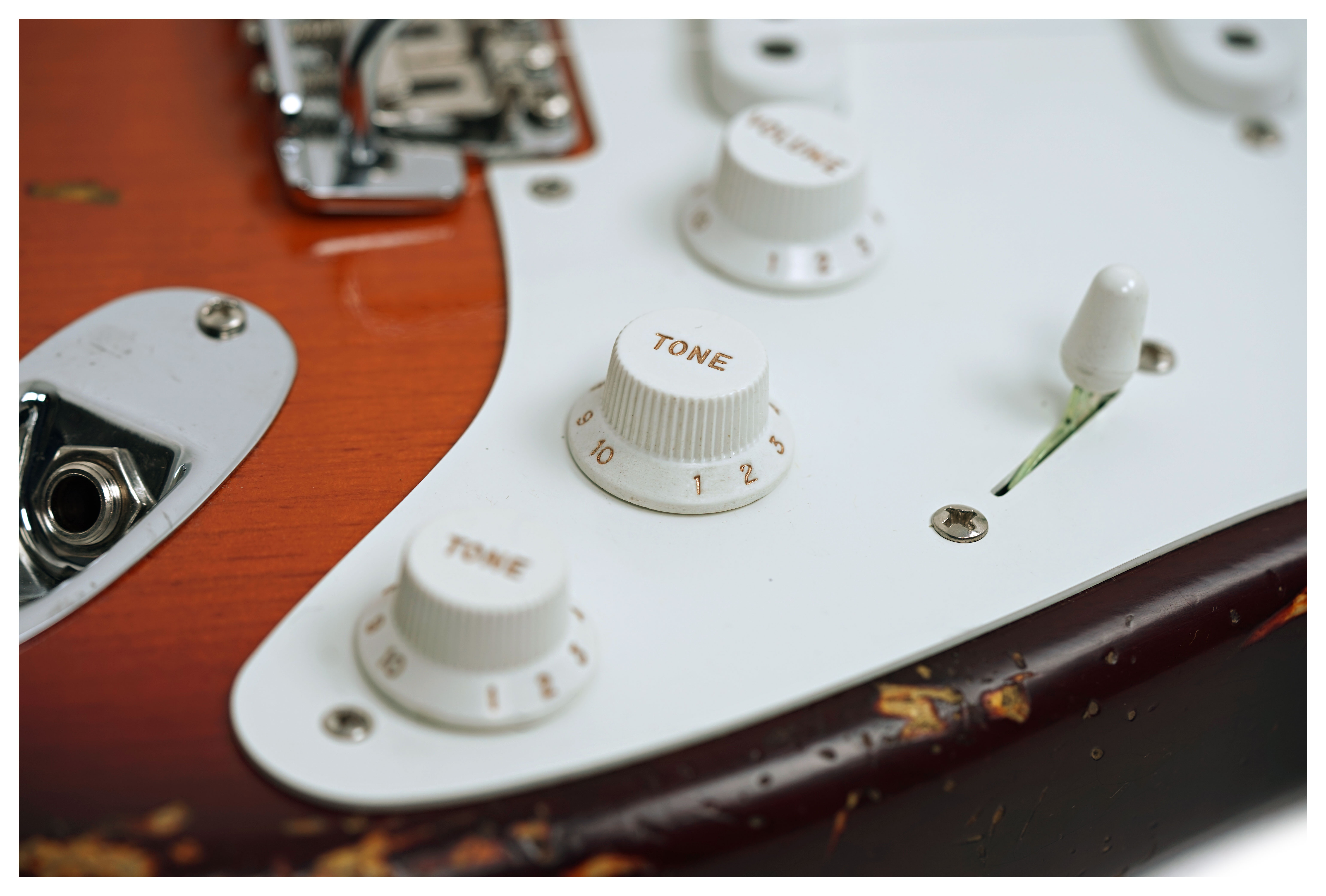 Fender Custom Shop 1955 Stratocaster Heavy Relic Faded Violin Burst #CZ589405