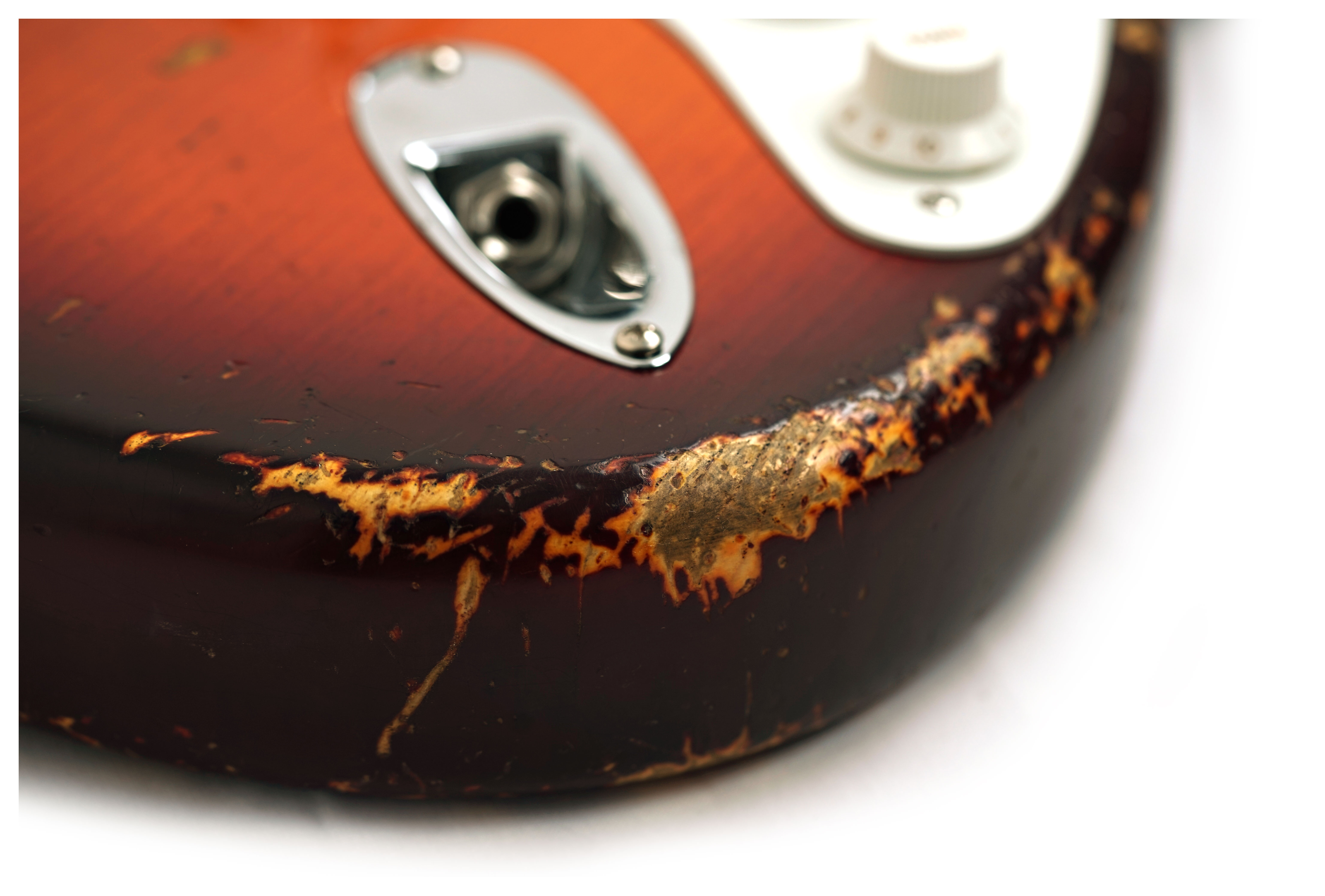 Fender Custom Shop 1955 Stratocaster Heavy Relic Faded Violin Burst #CZ589405