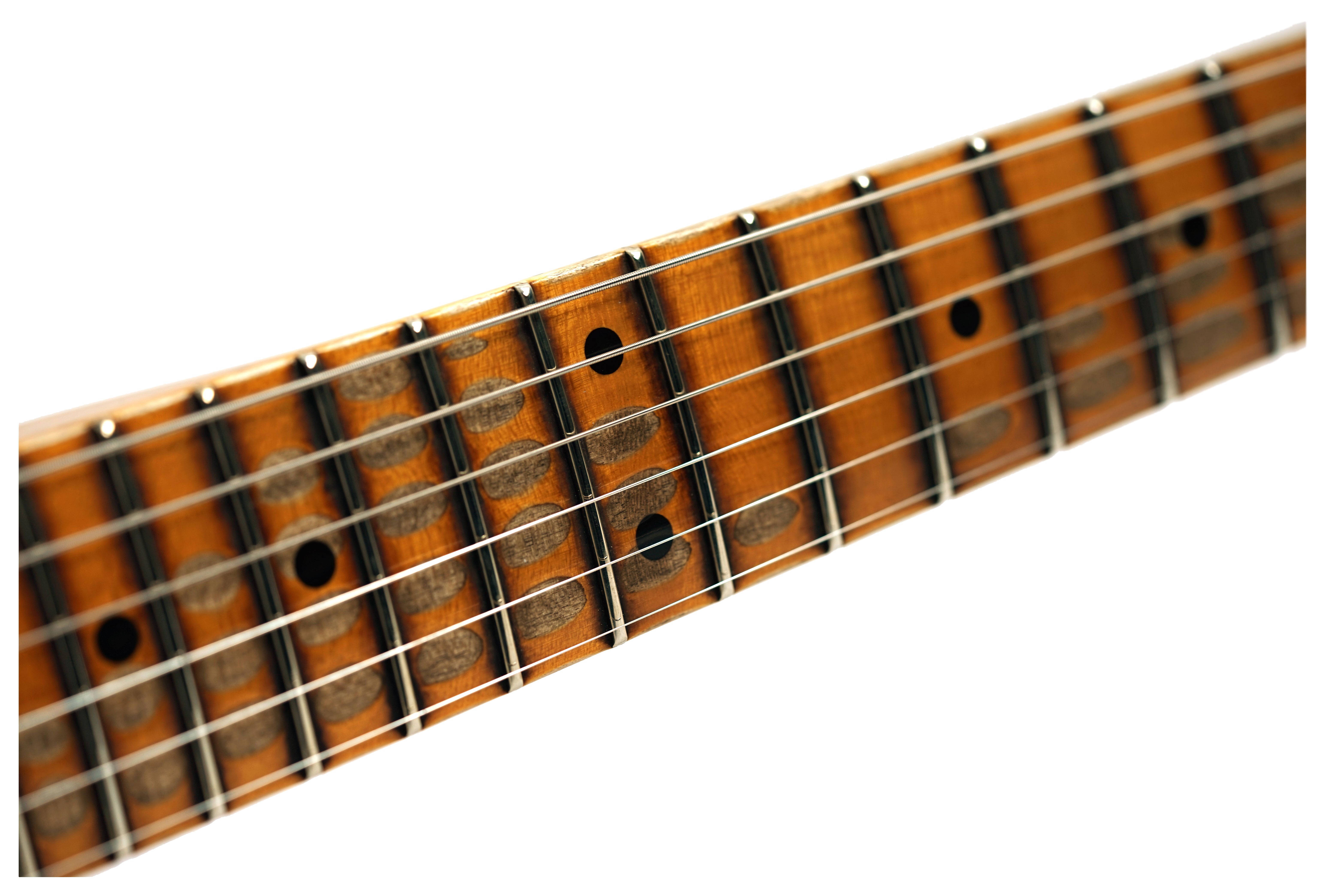 Fender Custom Shop 1955 Stratocaster Heavy Relic Faded Violin Burst #CZ589405