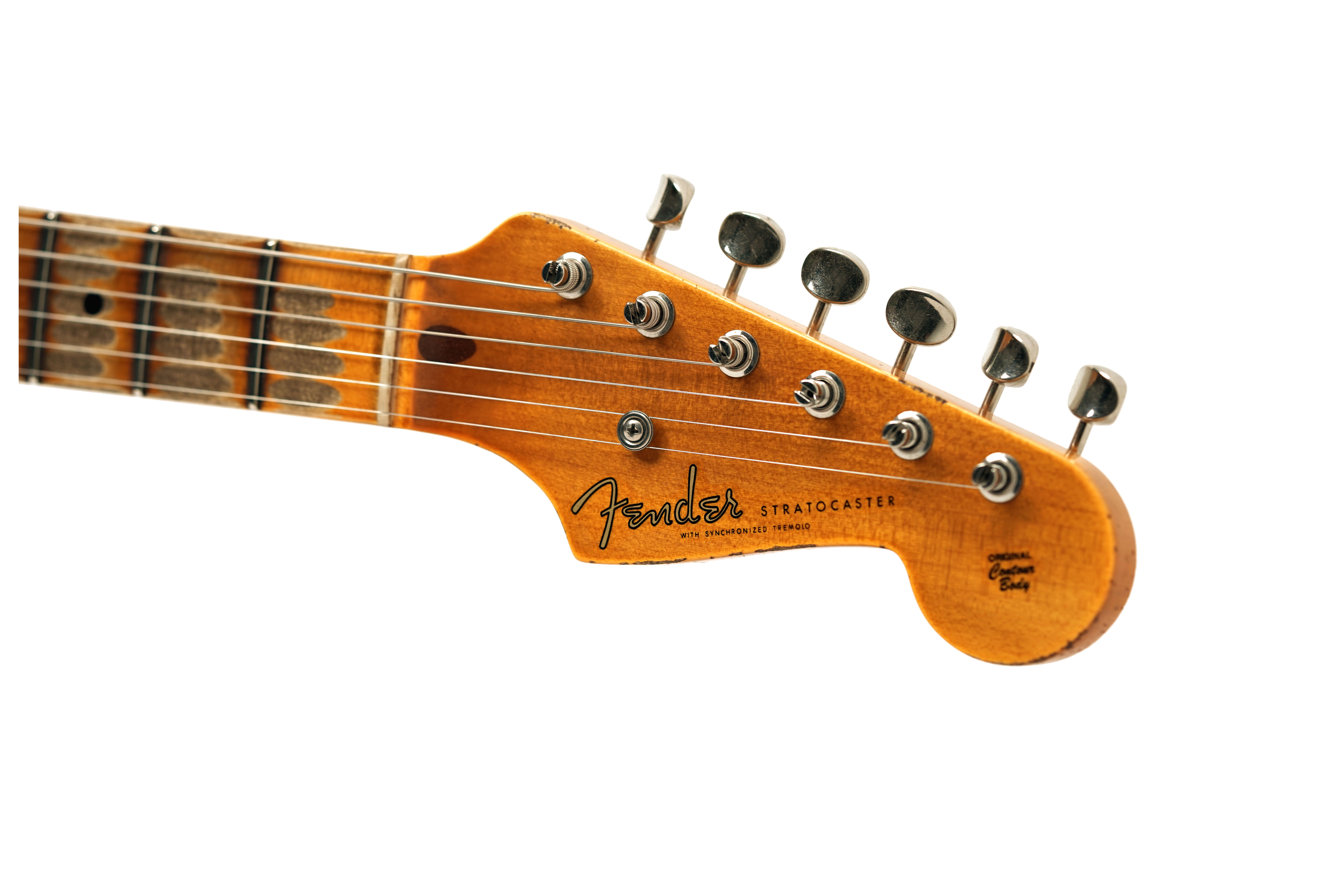 Fender Custom Shop 1955 Stratocaster Heavy Relic Faded Violin Burst #CZ589405
