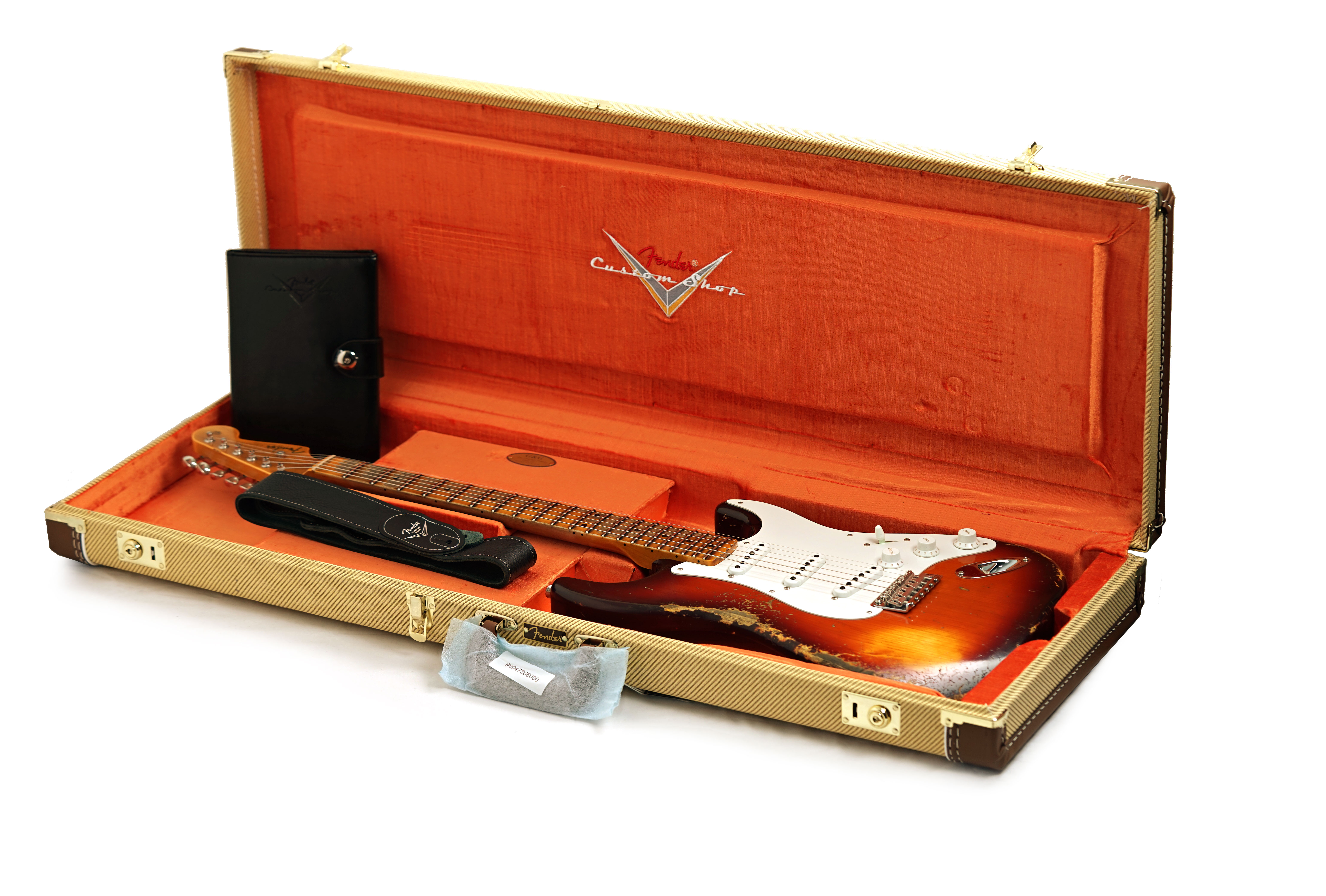 Fender Custom Shop 1955 Stratocaster Heavy Relic Faded Violin Burst #CZ589405