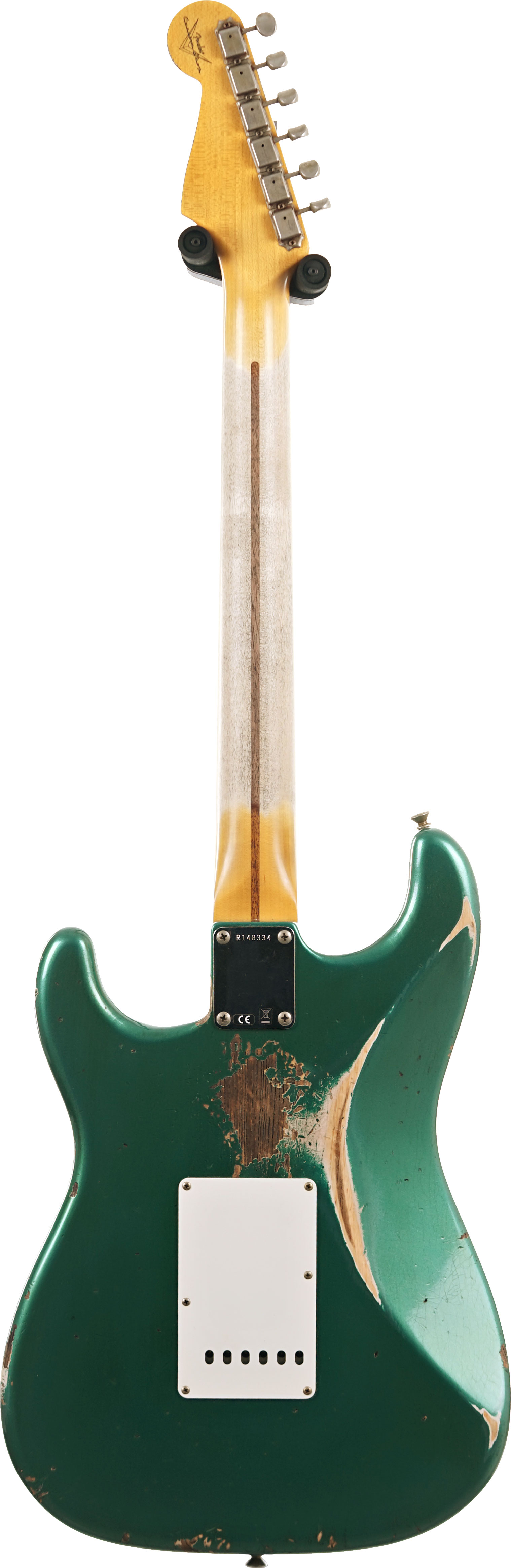 Fender Custom Shop 1957 Stratocaster Heavy Relic Aged Sherwood Green Metallic #R148334