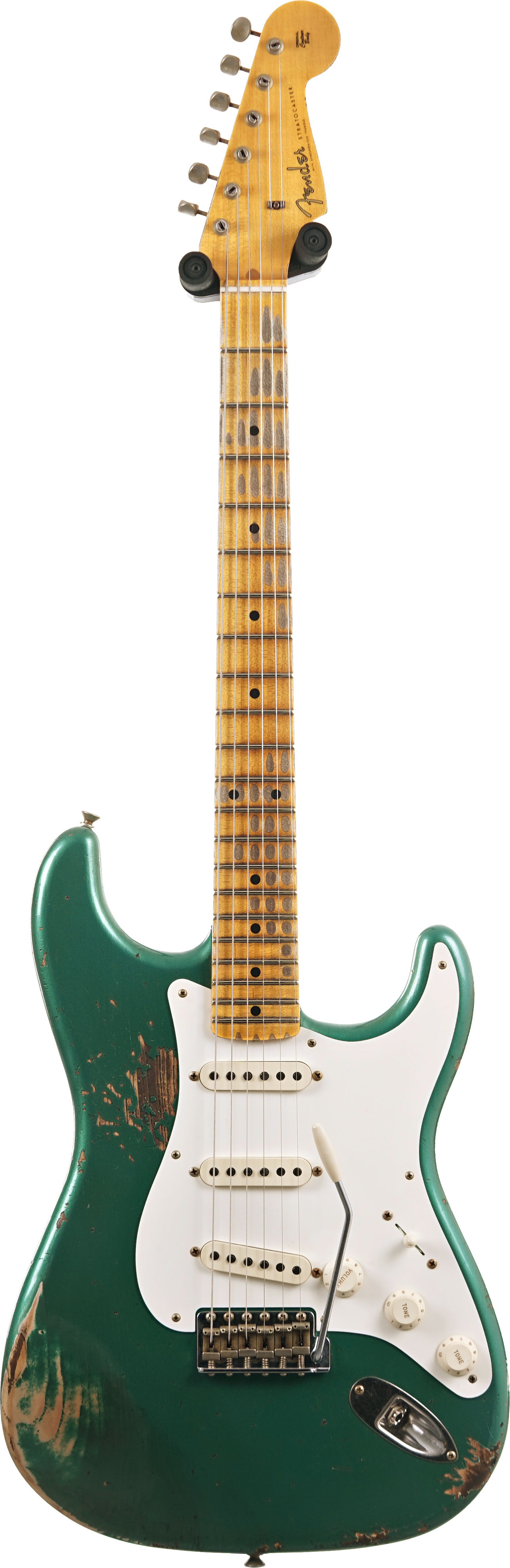 Fender Custom Shop 1957 Stratocaster Heavy Relic Aged Sherwood Green Metallic #R148334