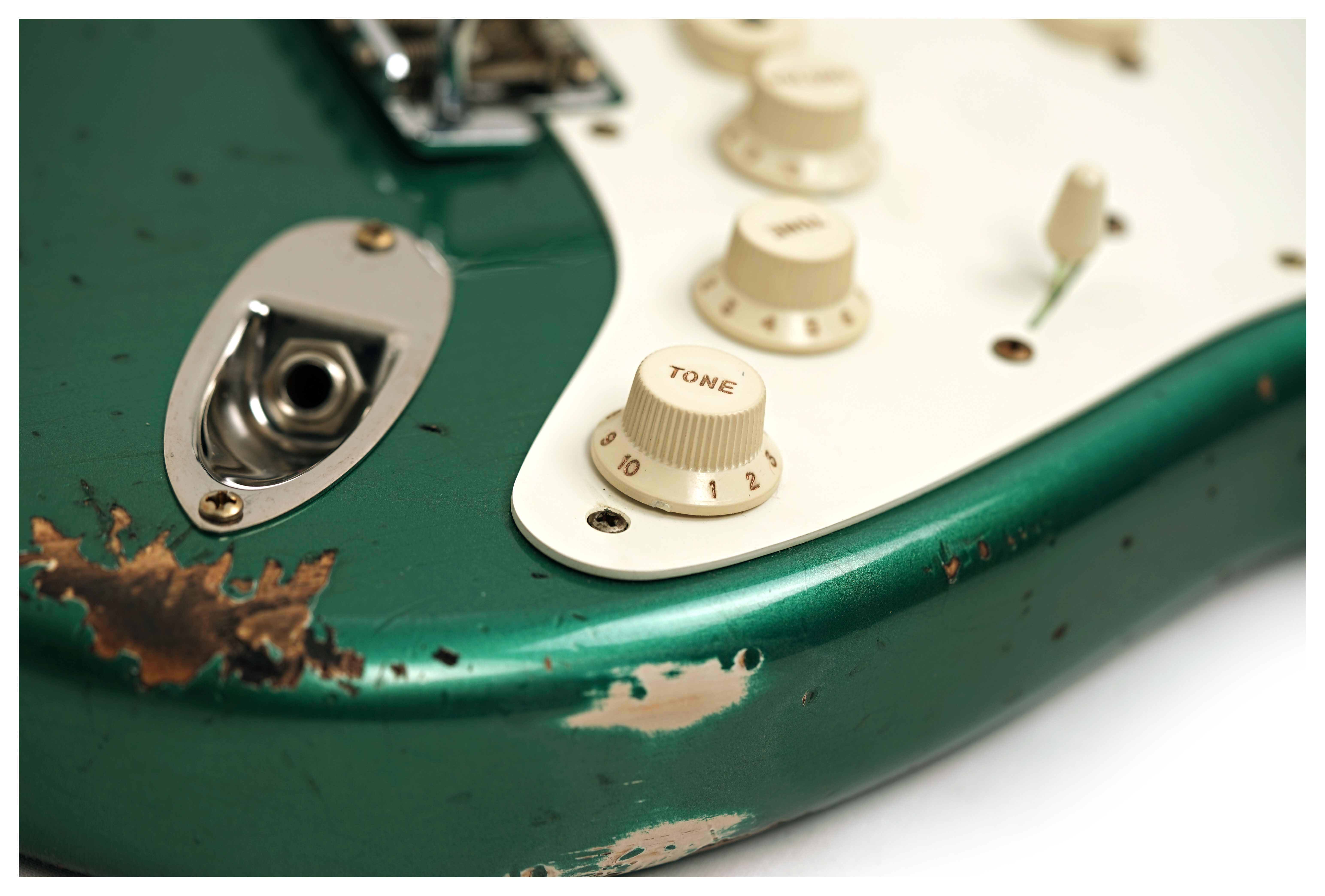 Fender Custom Shop 1957 Stratocaster Heavy Relic Aged Sherwood Green Metallic #R148334