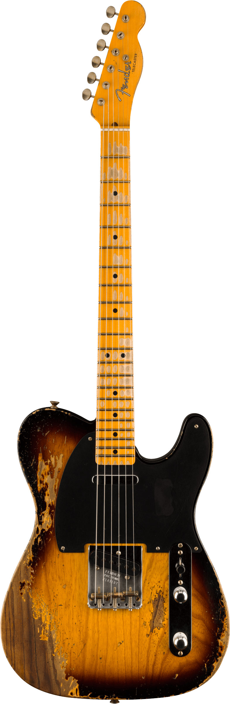 Fender Custom Shop 1952 Telecaster Super Heavy Relic Aged 2 Colour Sunburst