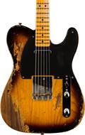 Fender Custom Shop 1952 Telecaster Super Heavy Relic Aged 2 Colour Sunburst