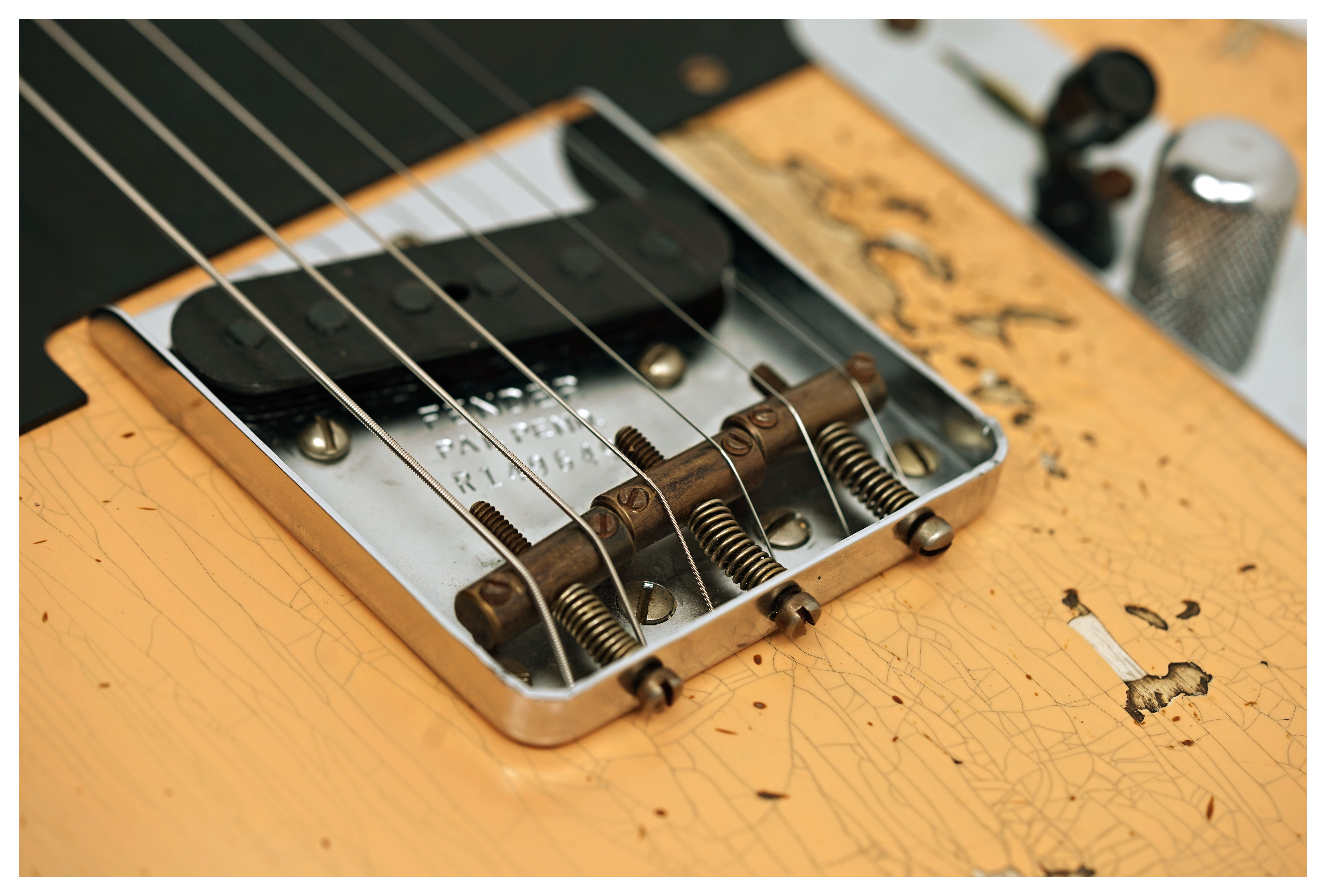 Fender Custom Shop 1952 Telecaster Super Heavy Relic Aged Nocaster Blonde #R149649
