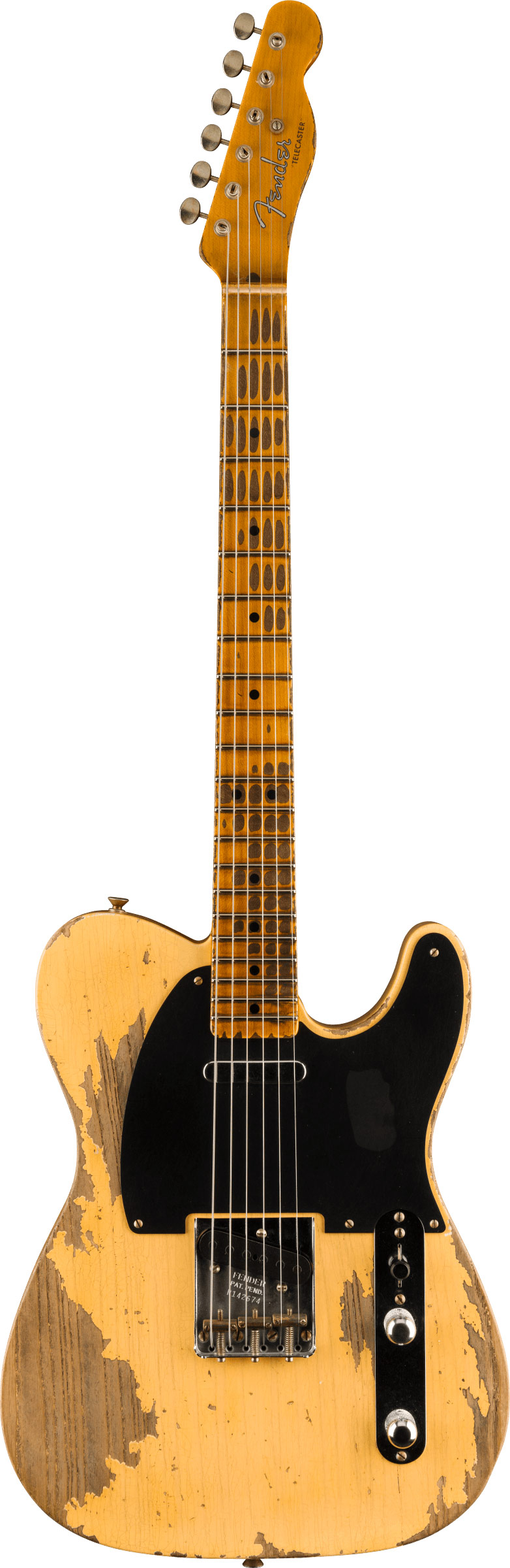 Fender Custom Shop 1952 Telecaster Super Heavy Relic Aged Nocaster Blonde