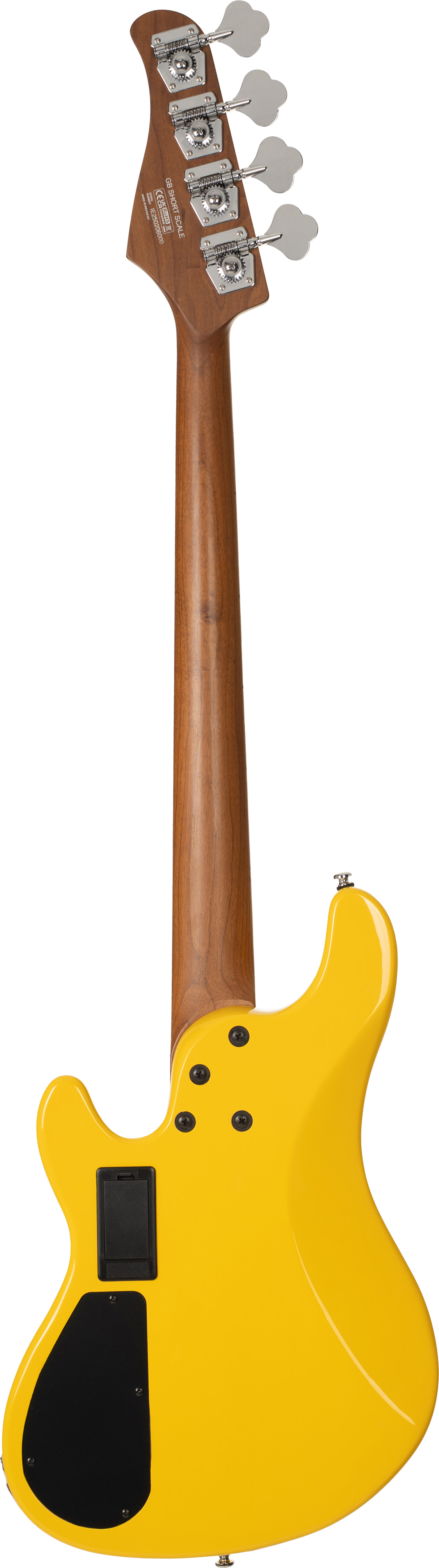 Cort GB Short Scale Bass Yellow Crush