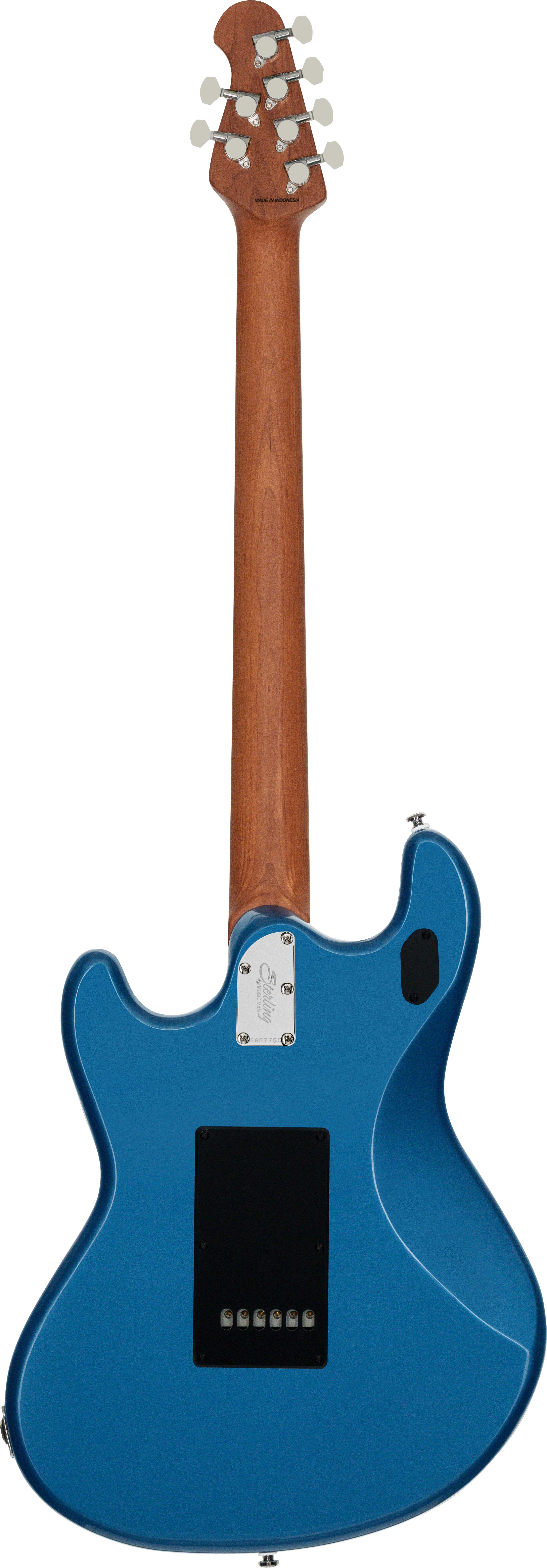 Music Man Sterling Stingray Guitar Baritone Toluca Lake Blue