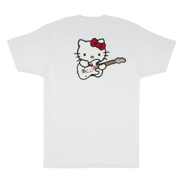 Fender Hello Kitty Logo Tee White L