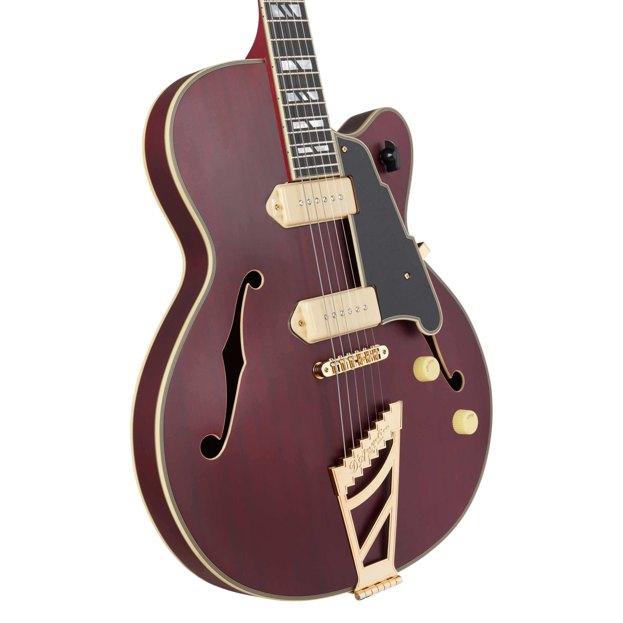 D'Angelico Deluxe 59 Satin Trans Wine