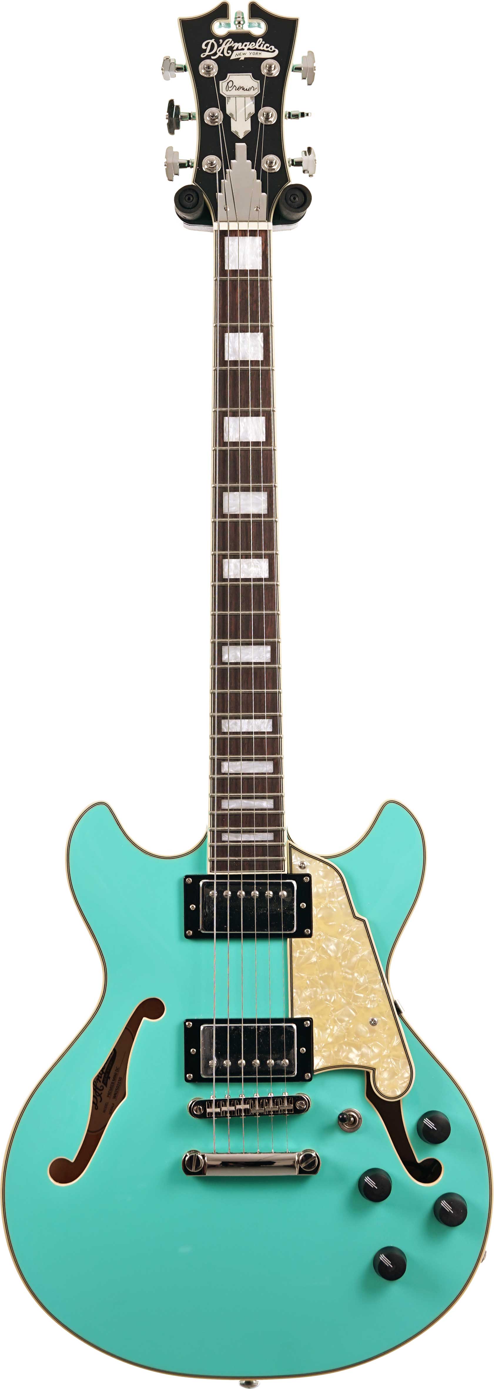 D'Angelico Premier Mini DC Surf Green (Ex-Demo) #WN2502150