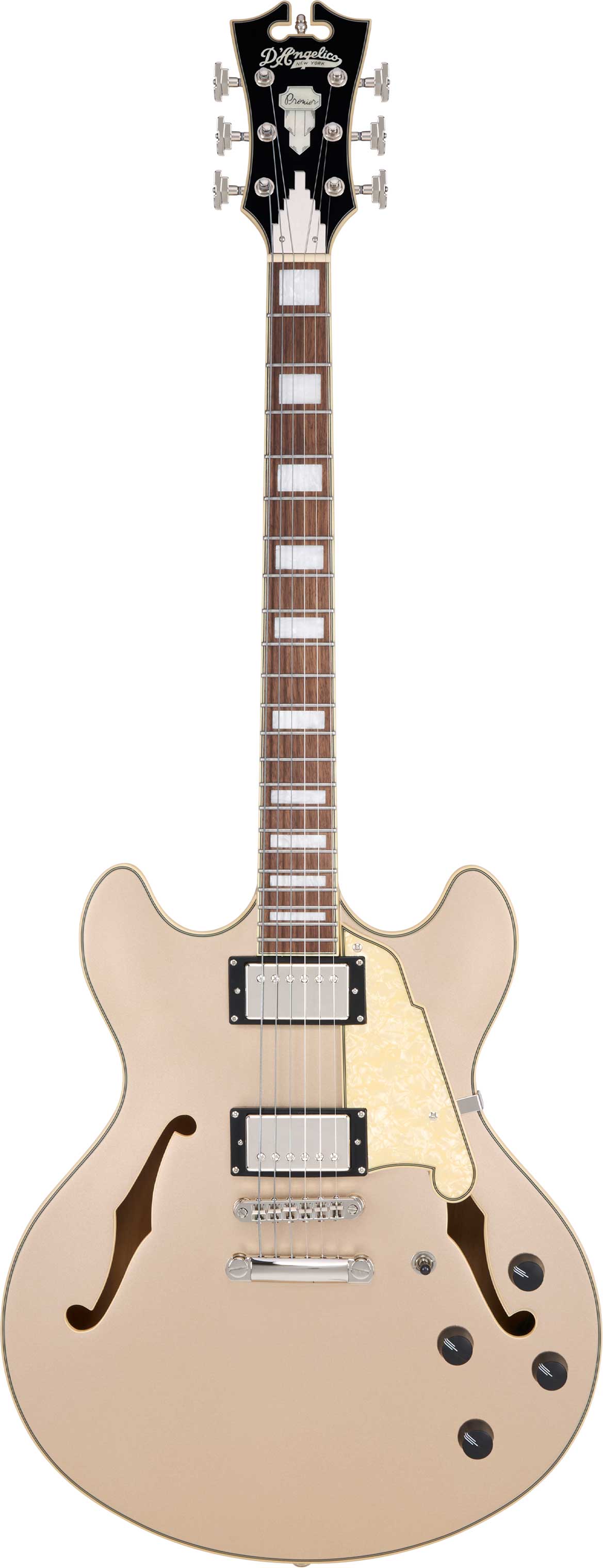 D'Angelico Premier DC XT Satin Desert Gold