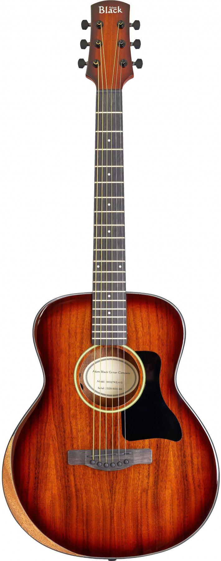 Adam Black O-2 Travel Koa Electro Acoustic with Bevelled Armrest