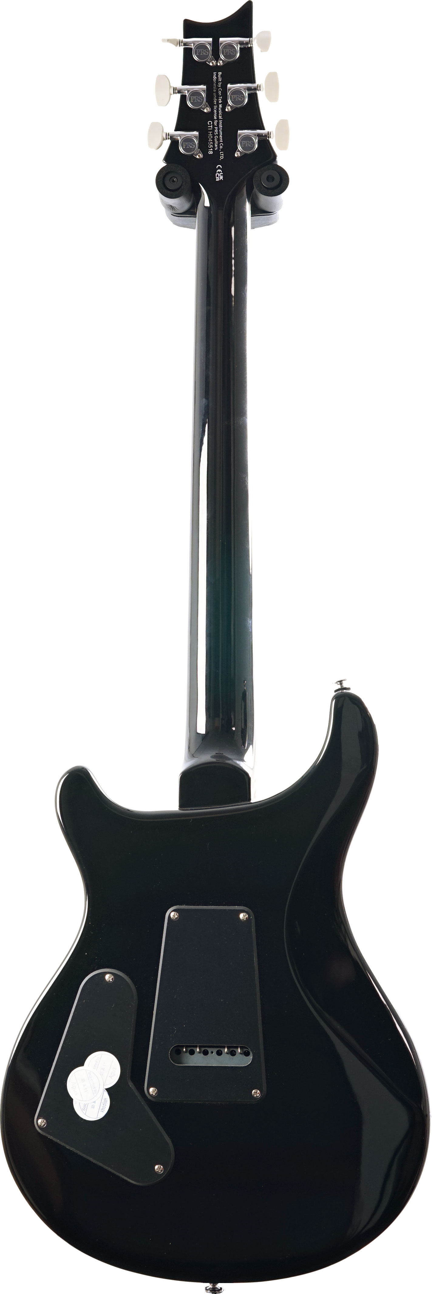 PRS SE Custom 24 Quilt Teal Black (2026) (Ex-Demo) #CTIH045518