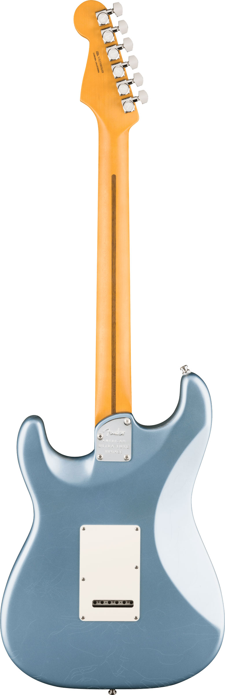 Fender American Ultra Luxe 60s Stratocaster Ice Blue Metallic Maple Fingerboard