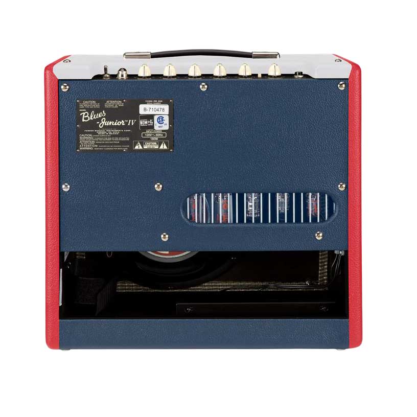 Fender Blues Junior IV Combo Valve Amp Colour Trio FSR Red White and Blue