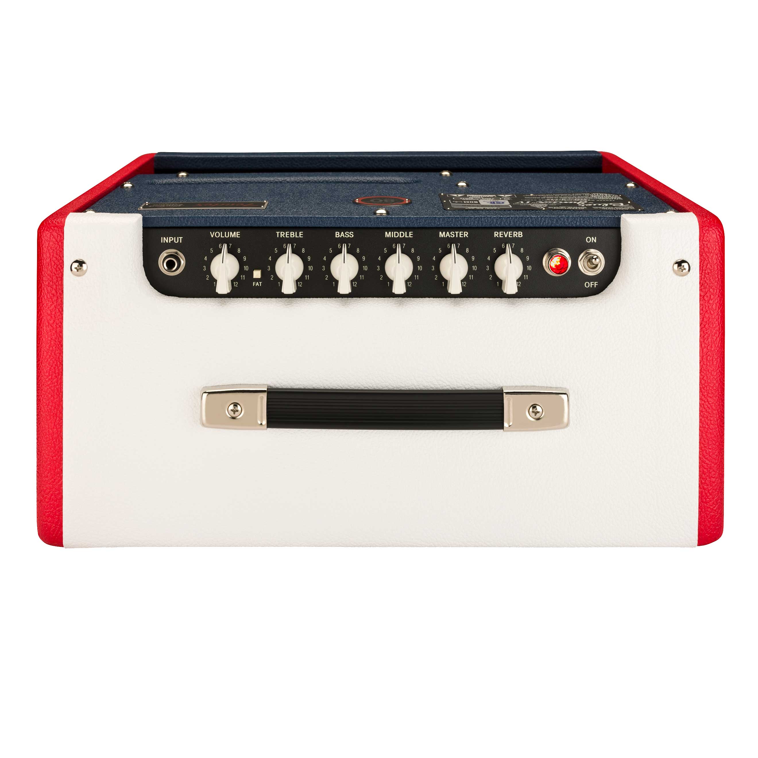 Fender Blues Junior IV Combo Valve Amp Colour Trio FSR Red White and Blue