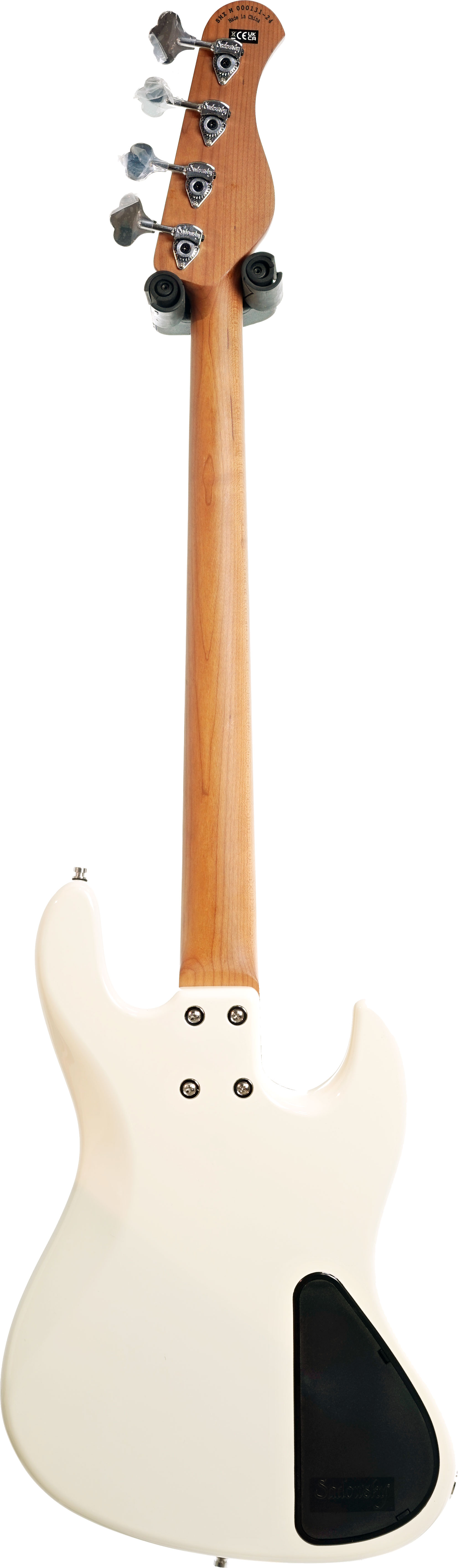 Sadowsky MetroExpress 21 Fret Vintage M Bass 4 String Left Handed Olympic White Rosewood Fingerboard