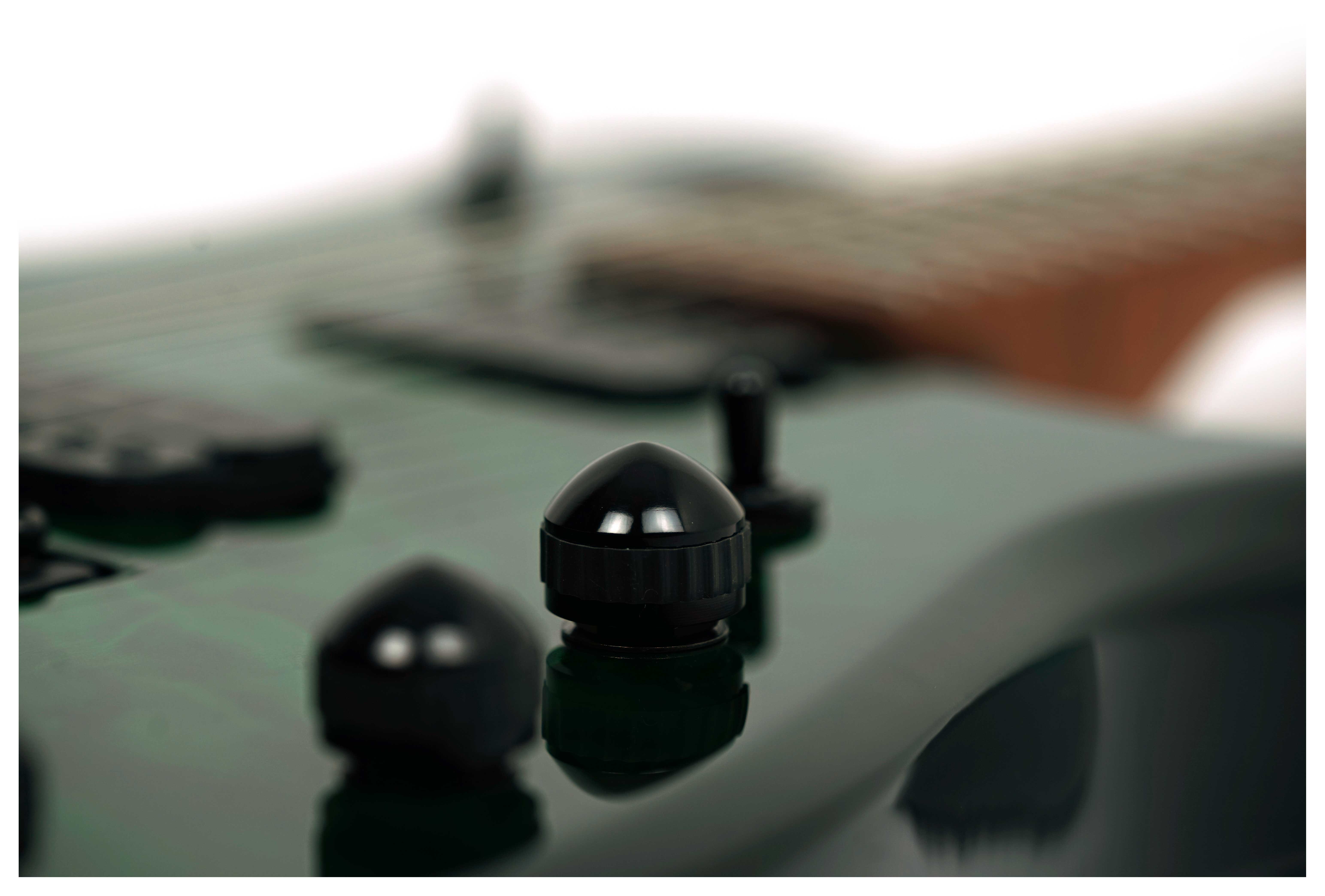 Music Man JP15 Green Tiger Eye Quilt #H09388