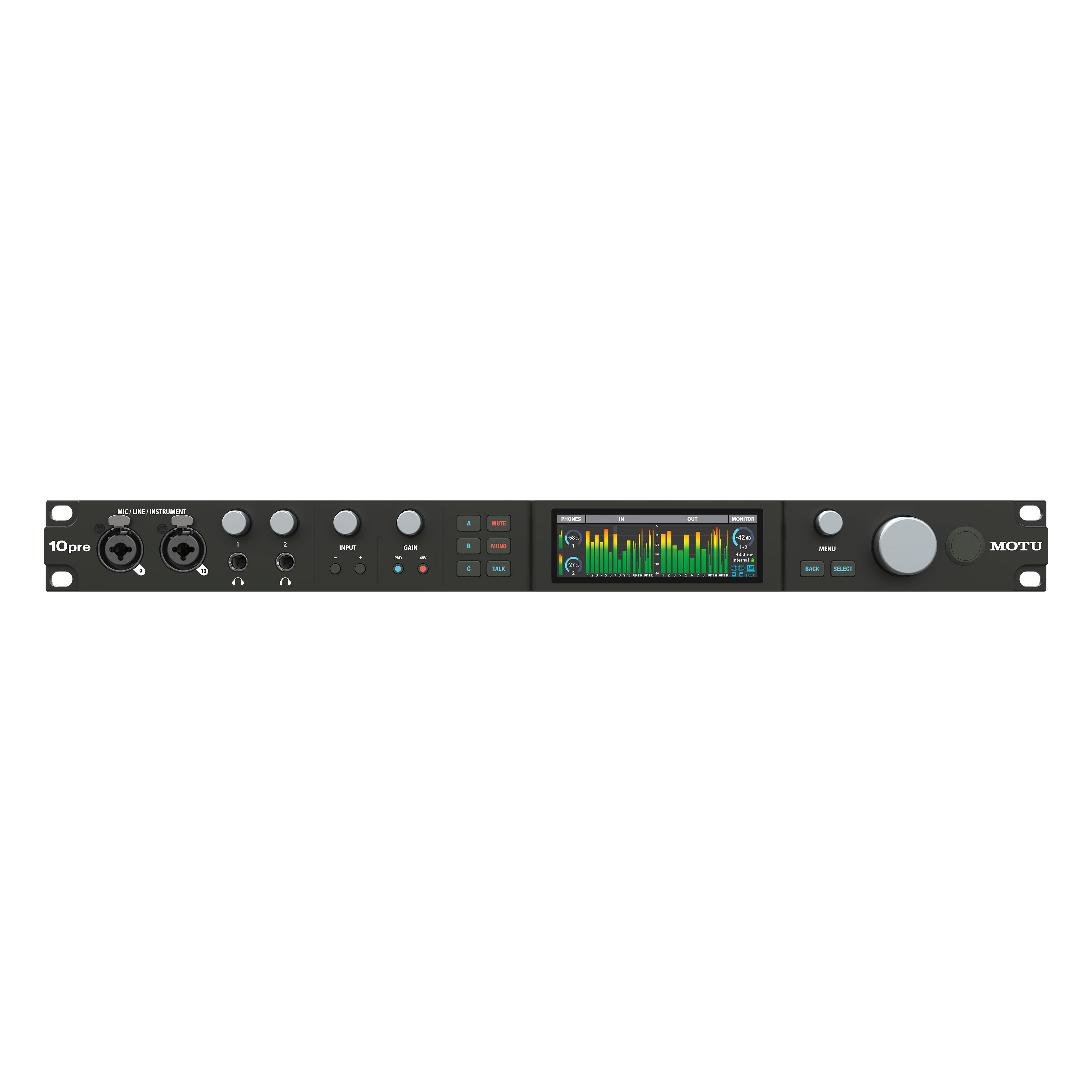 Motu 10Pre Thunderbolt 4 / USB4 Audio Interface
